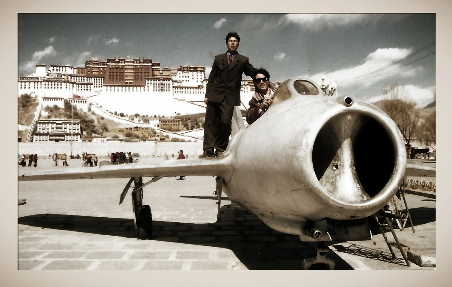 One day, I was riding my friend’s bicycle in Lhasa. Some police stopped me and asked for my papers. There was a rule that all Tibetans from other regions must have a document to allow them to stay in Lhasa. I didn’t know about this, and so the police beat me, took my bicycle, and threw me in jail. I spent five days in a small cell with three other people. There were no windows, only a small hole in the door that the guards would talk to us through. There was no toilet, just a small bucket. I was beaten repeatedly. The police would make me stand against the wall while they beat me. One guy in my cell had family members who would send food that was passed through the small hole in the door. The rest of us were not fed. On the third day I felt very sick, and this man shared his food with me. Then, I was moved to another cell where I was beaten and questioned by the police. My hands were tied behind my back with ropes the whole time. When the rest of the police left, one Tibetan police officer watched over me. He noticed that I had a necklace with a photo of His Holiness the Dalai Lama. He told me to hide it so I wouldn’t have any trouble with the police, and he shared his food with me. That night, I was able to untie the ropes behind my back. I thought to run away and try to escape, but then I thought about the Tibetan police officer. He was supposed to watch me and might get punished if I escaped. So I retied the ropes. In the morning, they released me from jail. I was always very interested in the English speaking tourists who came to the restaurant and this made my interest in English grow. The son of my boss was learning English at the time. One day he wrote on my arm ‘Tashi Delek’ in English, and I copied and copied it until I could write it too. Since then, I always listened to him speak English with amazement. One day a Tibetan man from India came to my restaurant. He told me that if I wanted a good life, and to run a profitable business, Lhasa was the place for me. But, if I wanted to learn English and to become educated, I should escape to India. He was the one who convinced me to go there and he explained to me how to go about it. So I laid my plans and began to save money. There were 49 people to begin with, on my journey from Lhasa to the Tibetan refugee reception centre in Nepal. We all met one night with our two guides and paid them 2500 yen each. We drove off in big lorries, mashed together inside. Although all of different backgrounds, we soon found out how similar we all were, together in that lorry. After driving some way, we had to get out and begin walking. Our guide walked with us for 3 days and showed us the way through the mountains. It was a very difficult journey. We chose, like others, to go in winter time, since at this time the Chinese guards are not so vigilant – mostly they stay in their tents. But going in winter made our journey more difficult, of course. If you stopped walking and cooled down you could freeze to death. We always walked at night-time, when it was coldest (so we were moving) and when the Chinese were not looking for us. Many people suffer from frost-bite in these conditions, and had to have their limbs amputated. It was so cold that that my skin split open on my face and all around it went red. I still have the scars today. On the fourth night, going through a particularly dangerous mountain pass, we saw flashlights shining in our direction. We thought it was the Chinese army that had spotted us, so many people scattered. The next morning, only 24 people remained. We did not know what had happened to the rest. We tried to look for them but they were nowhere to be found. The guide disappeared as well, and we knew that if the Chinese army had caught him, he would already be dead.