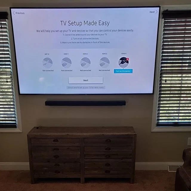 82&quot; in Peters. Soundbar came out nice too.  It's easy to do a good job for good people.

#tvinstallation #pittsburghbuisness #instagood #picoftheday