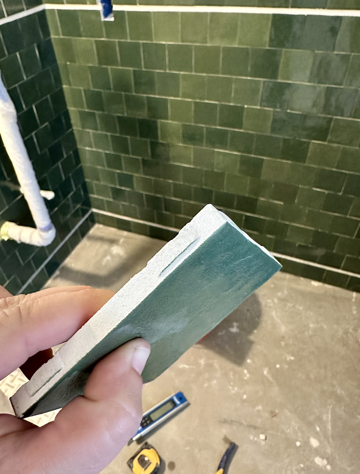 See How a Grout Cleaning Saved This Ceramic Tile Shower in Houston TX from  Severe Water Damage