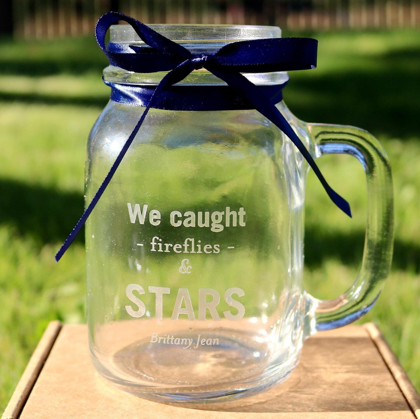 GIVEAWAY! ☀️

To celebrate the last days of a golden summer...

This is the very last mason jar (with lyrics from He Gave Me the Sea - &quot;In a mason jar we caught fireflies and stars...&quot;), and I'd love to give it to one of you! 

How to enter