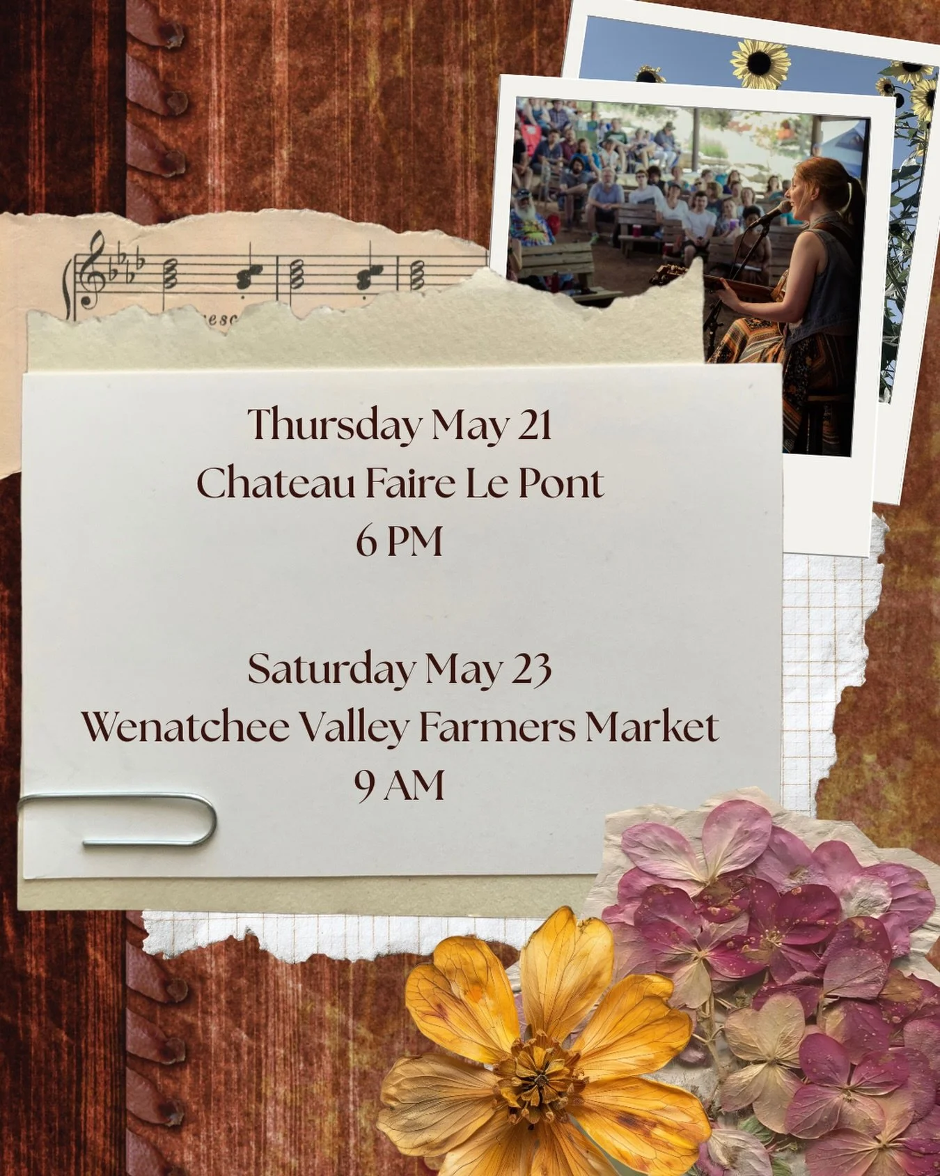 See you this weekend, Wenatchee! ☀️