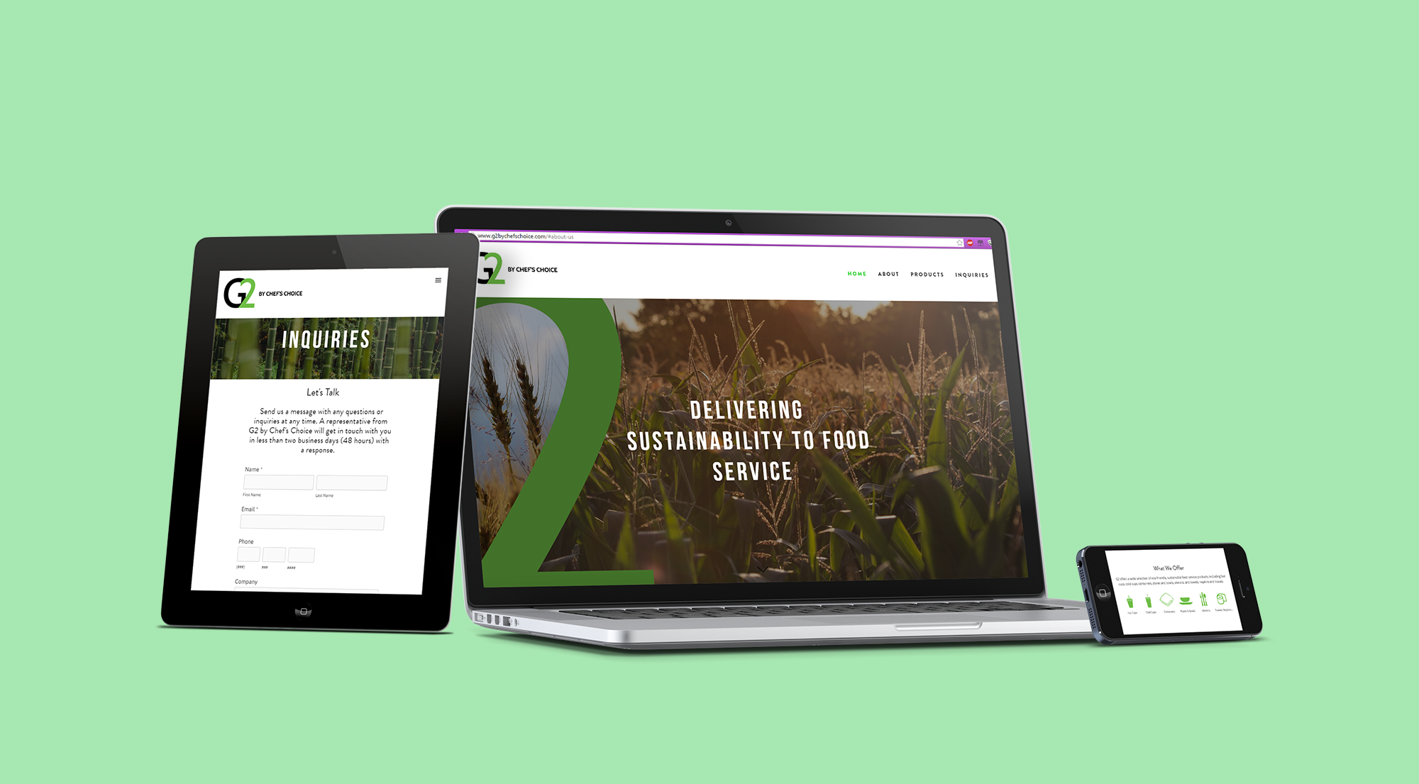 G2 Website Design