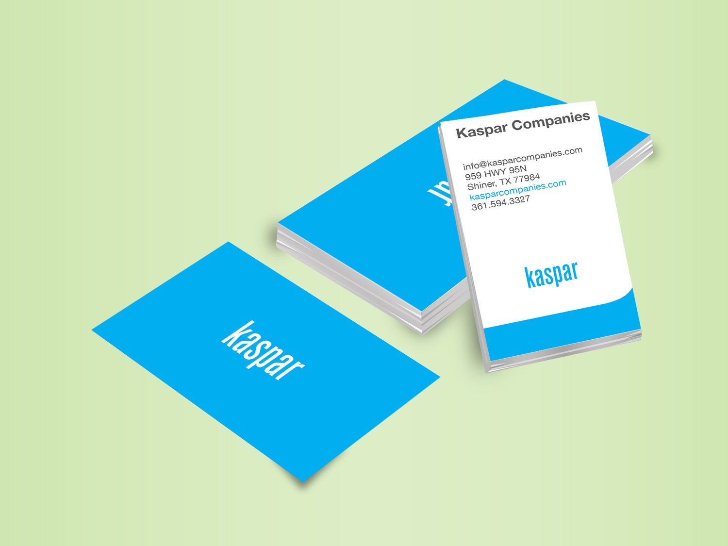Kaspar Companies Business Cards