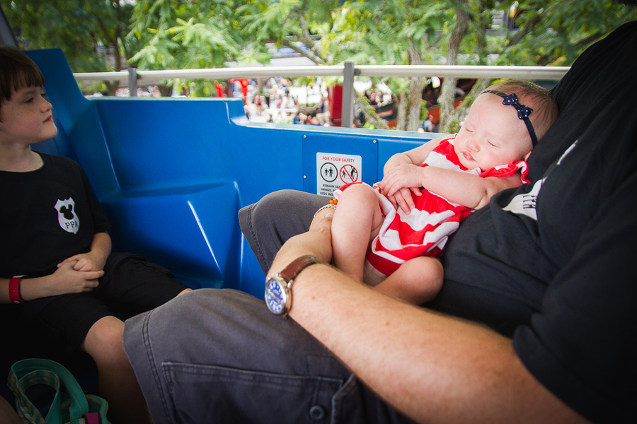 baby's first disney trip / tomorrowland transit authority / magic kingdom