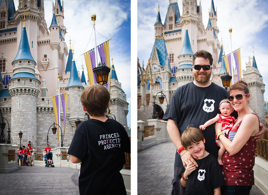 magic kingdom portraits / cinderella castle family photos / magic kingdom family photographer