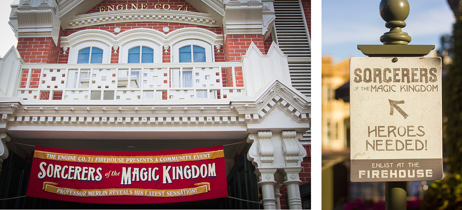 sorcerers of the magic kingdom / main street, usa / disney world photographer