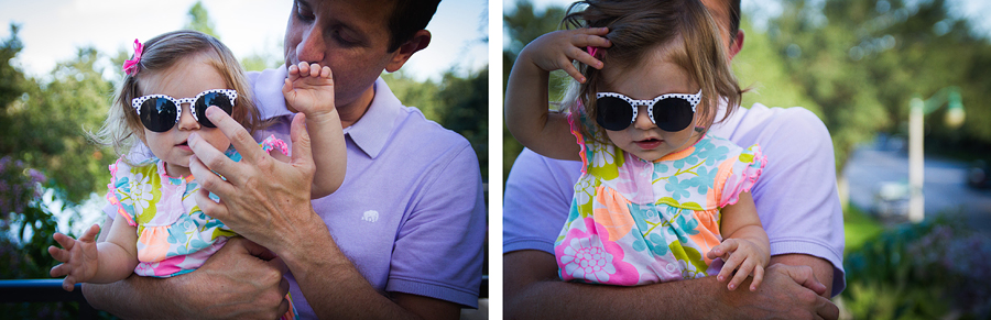 central florida family photographer / baby in sunglasses