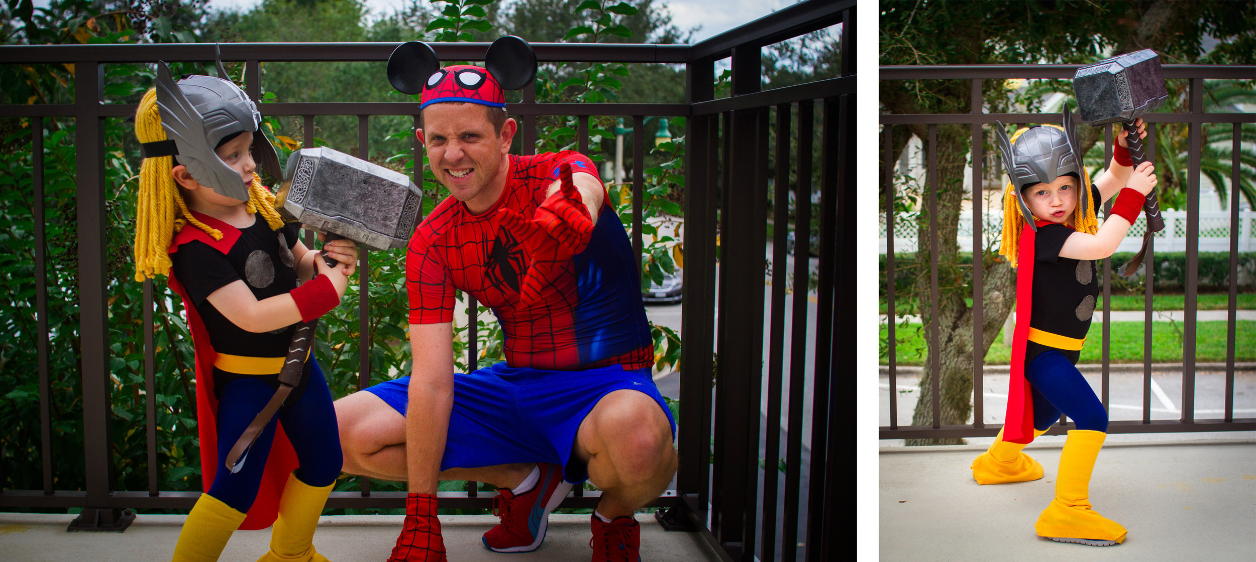 halloween / thor / spider-man / avengers assemble