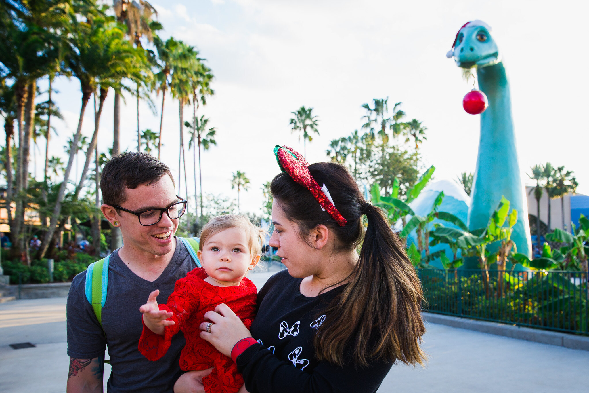 hollywood studios at christmas / disney family photographer