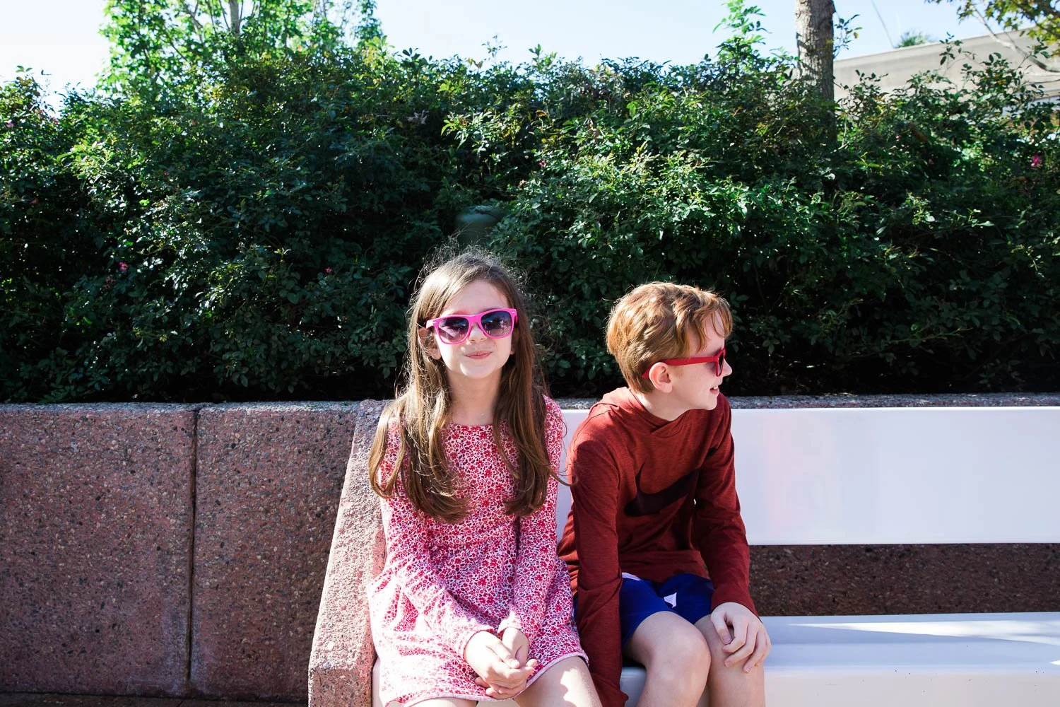 Kids wait to meet Starlord at Epcot.