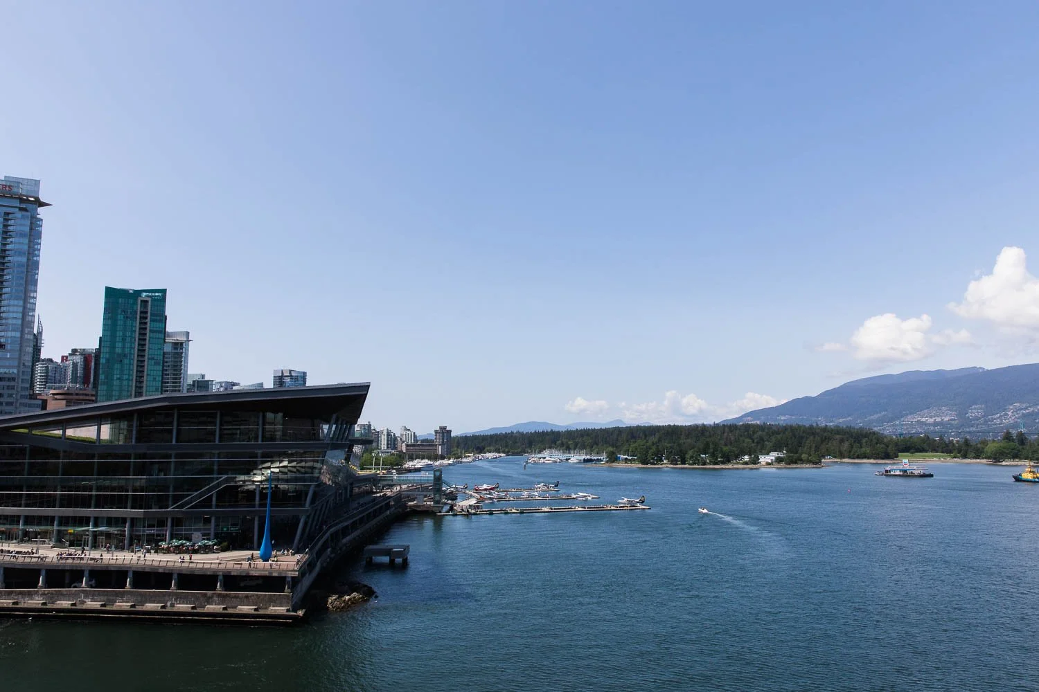 Views of Canada Place from the Disney Wonder.