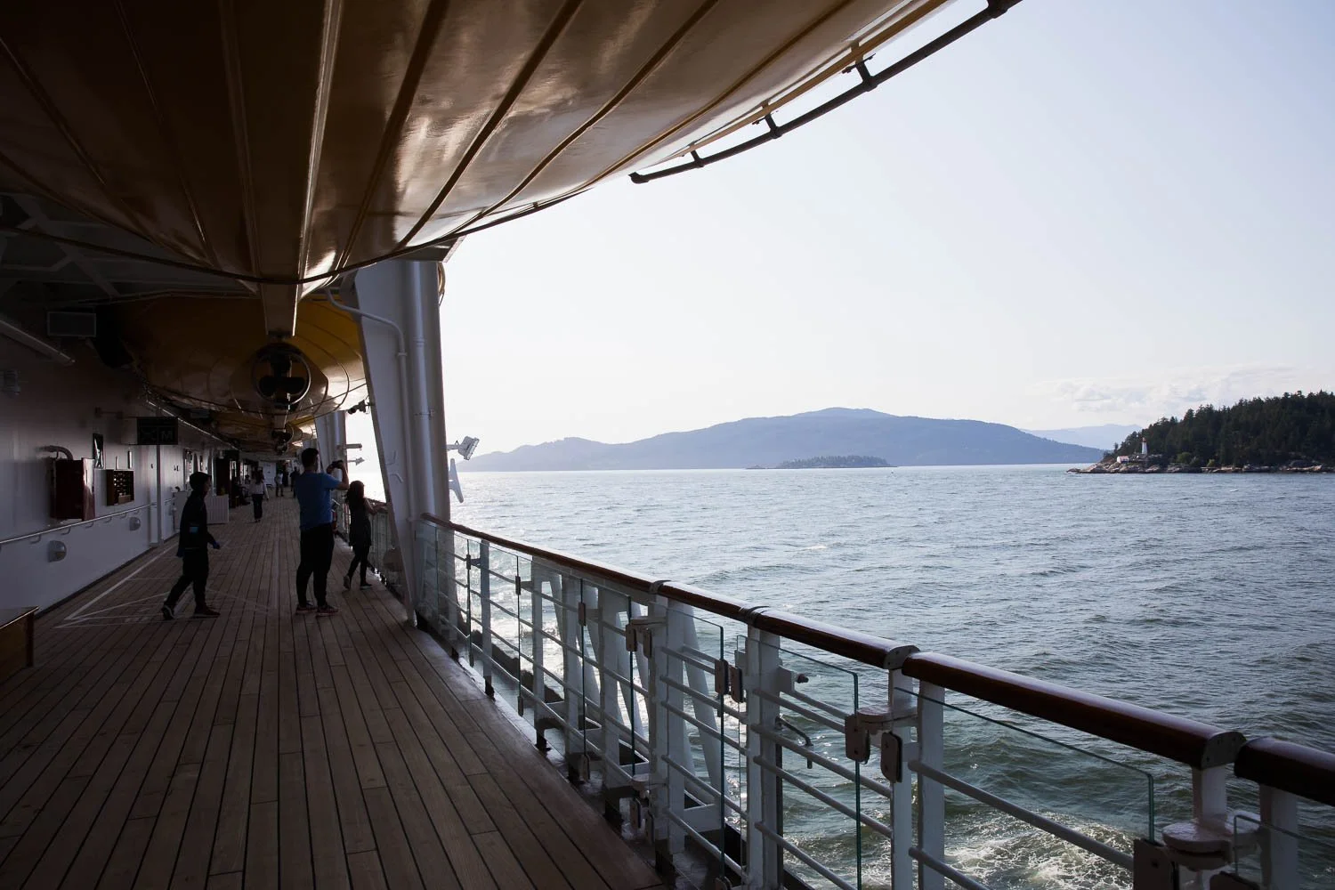 Sunset views on board the Disney Wonder.