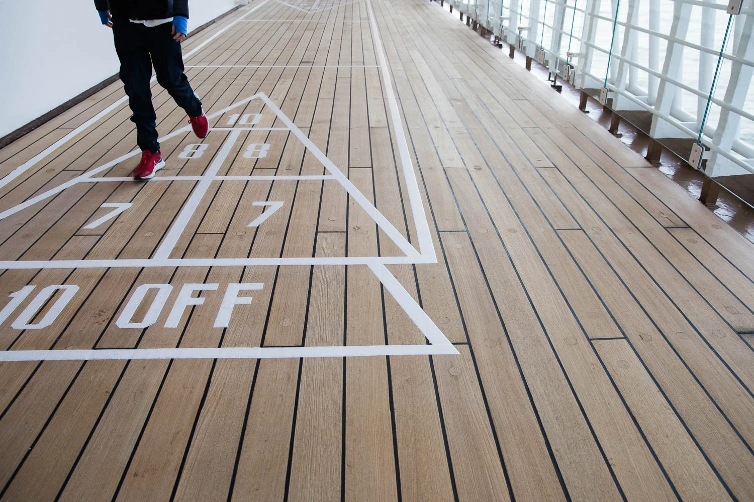 Deck four on the Disney Wonder.