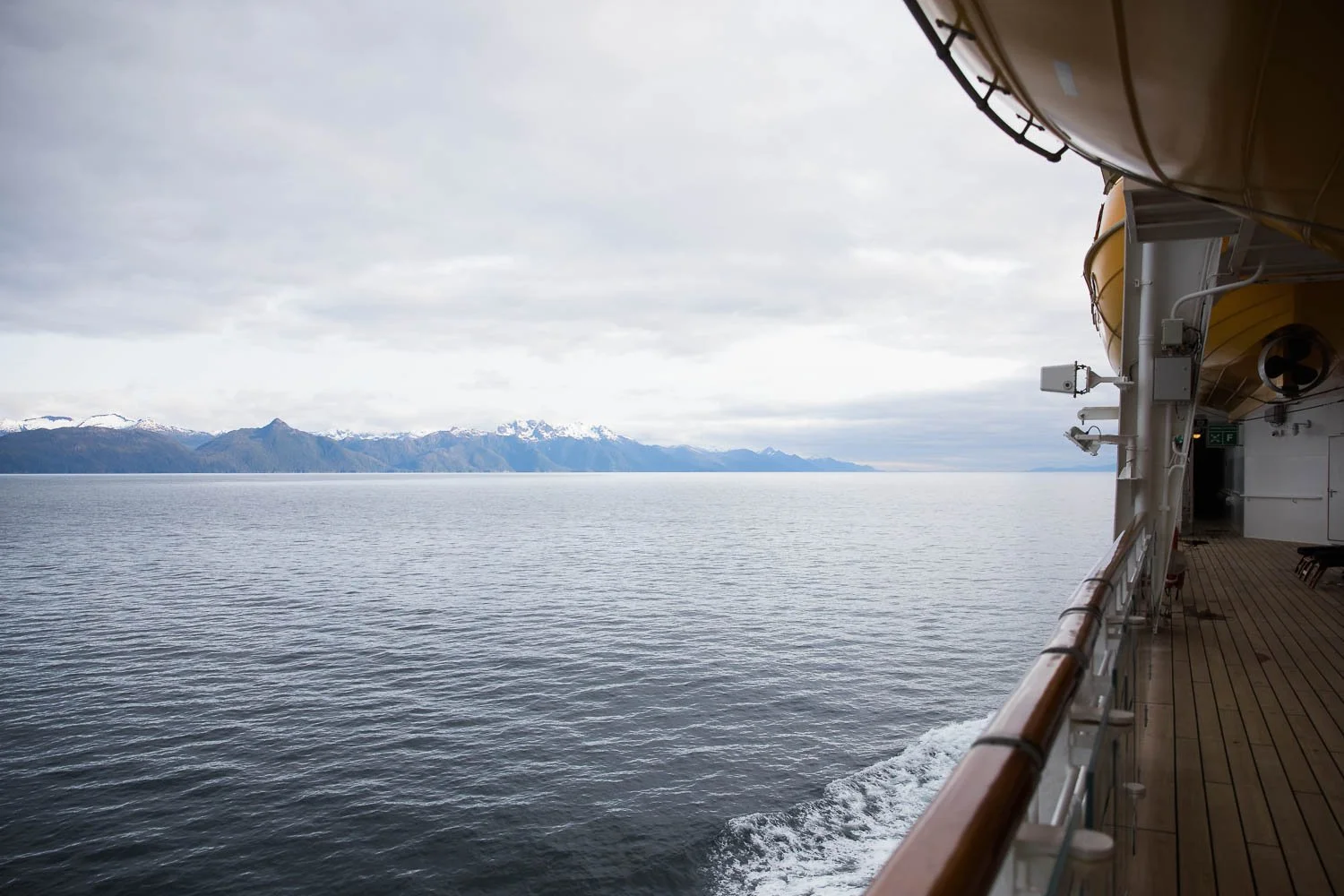 Views of Alaska from the Disney Wonder cruise ship.