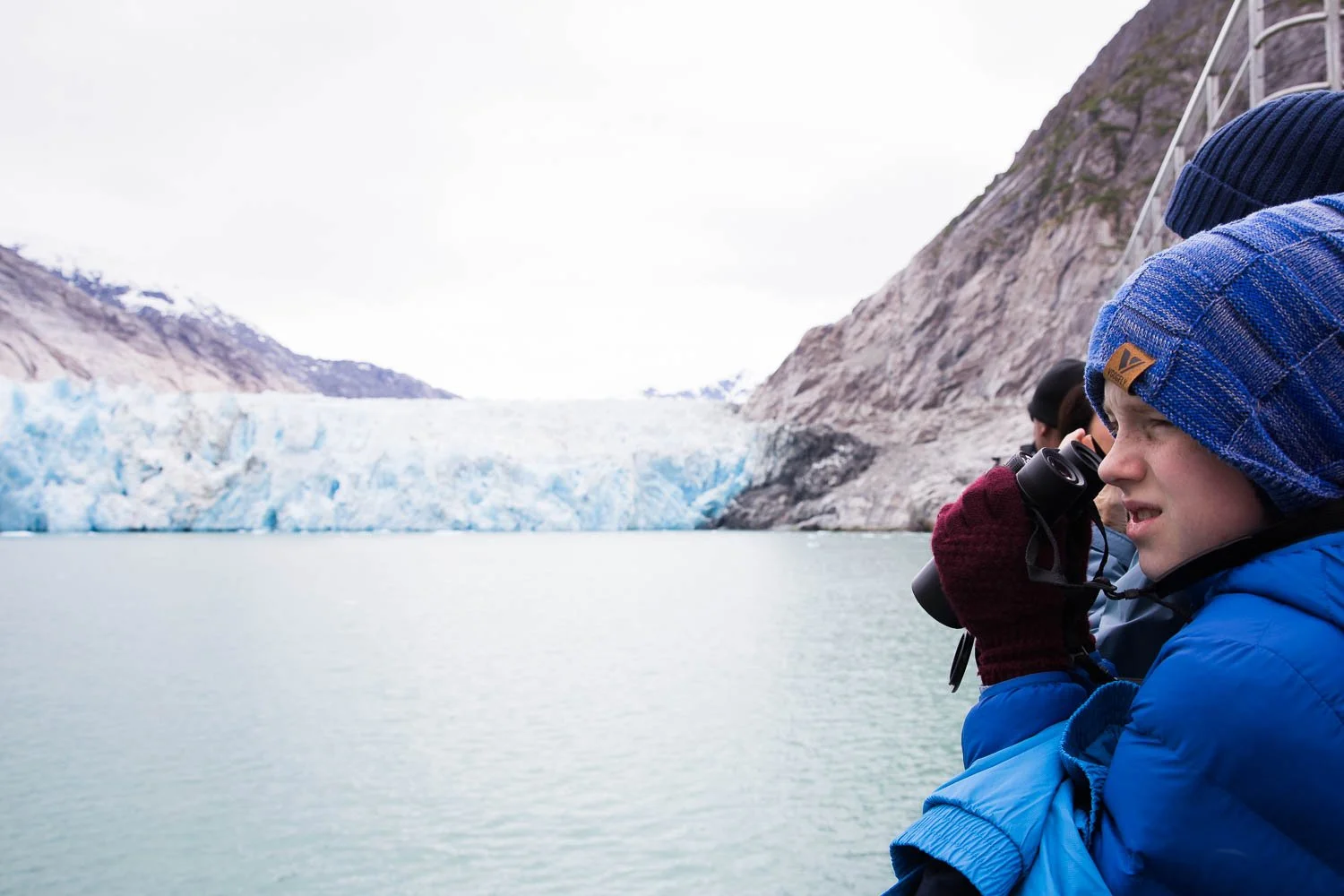 Dawes Glacier in Alaska.