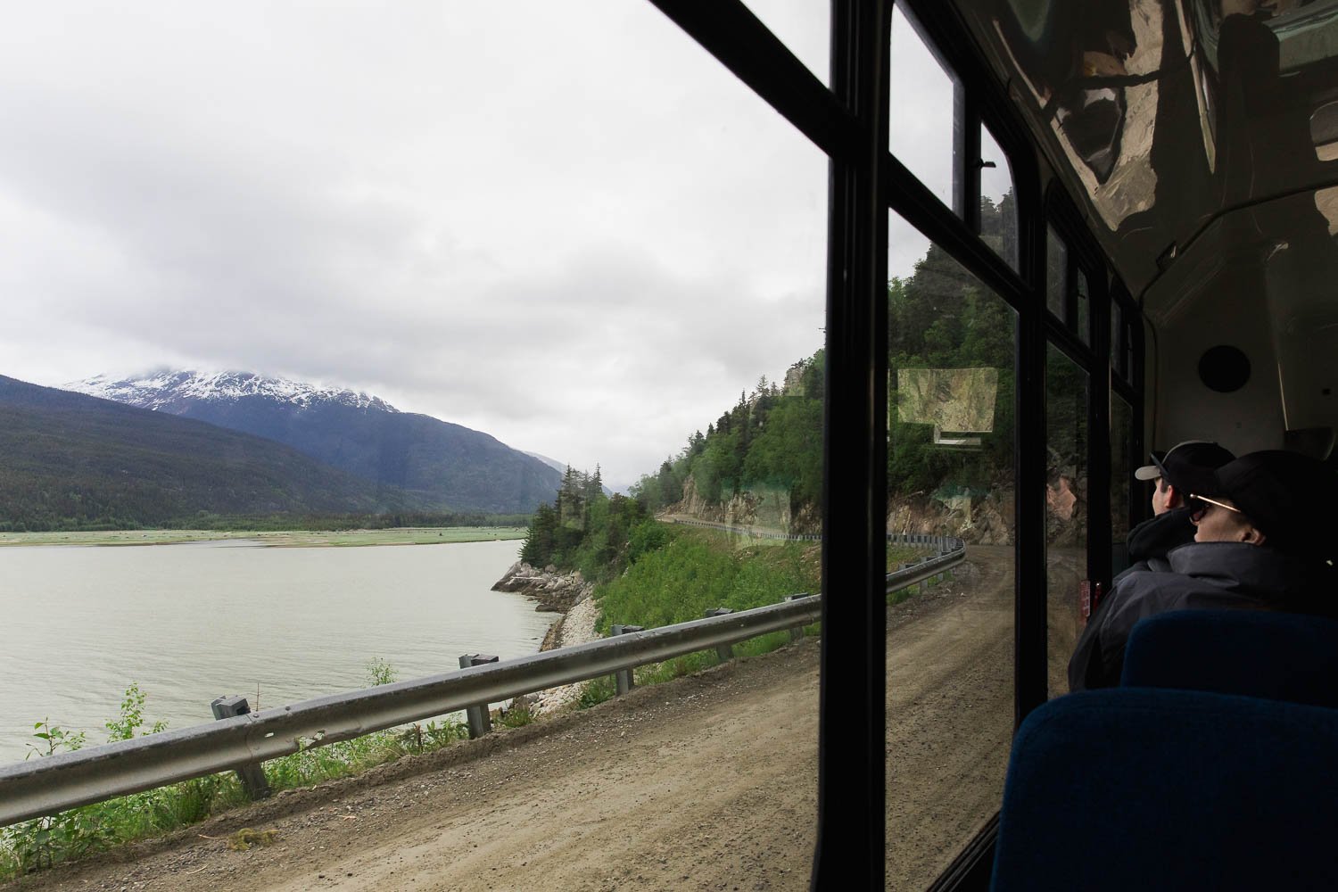The road to Grizzly falls in Skagway, Alaska.
