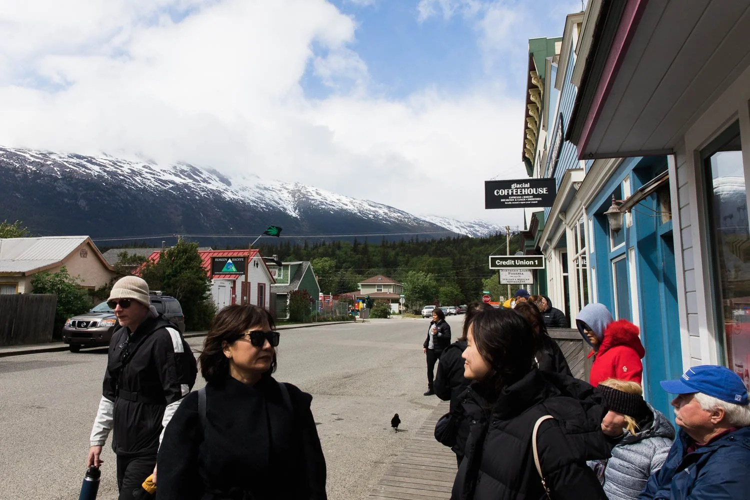 Glacial Coffeehouse in Skagway, Alaska.