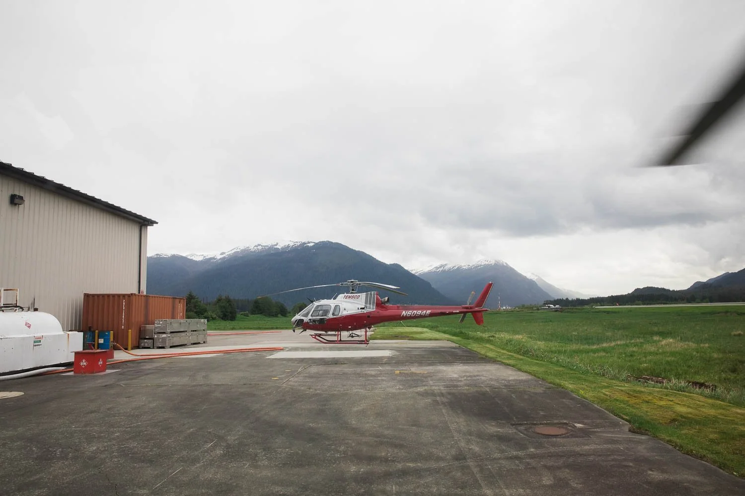 Temsco helicopter tours in Juneau, Alaska.