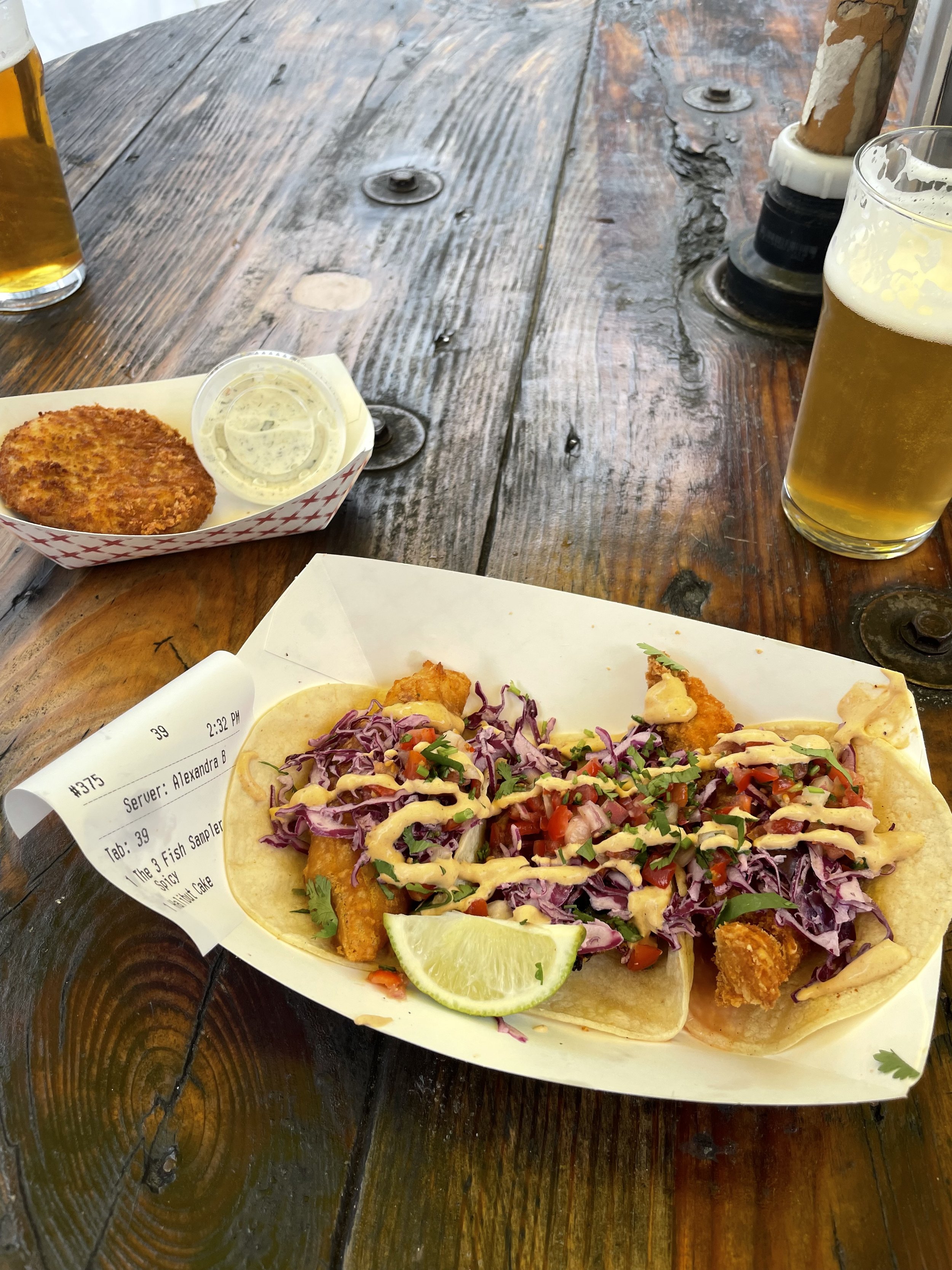 Tacos from Deckhand Dave's in Juneau, Alaska.