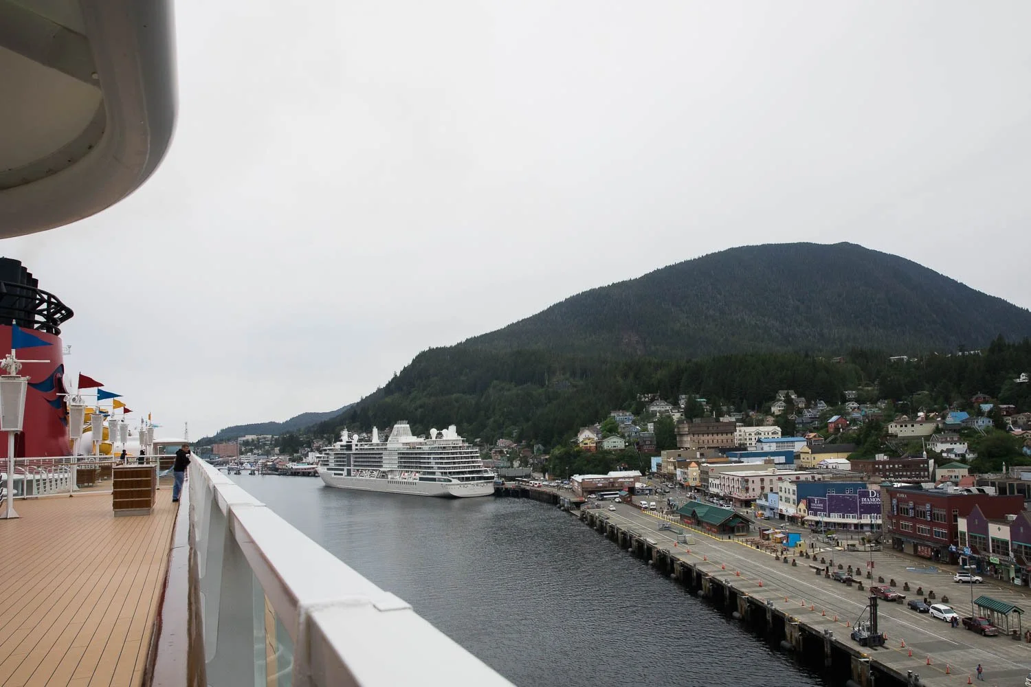 View of Ketchikan from Disney Wonder.