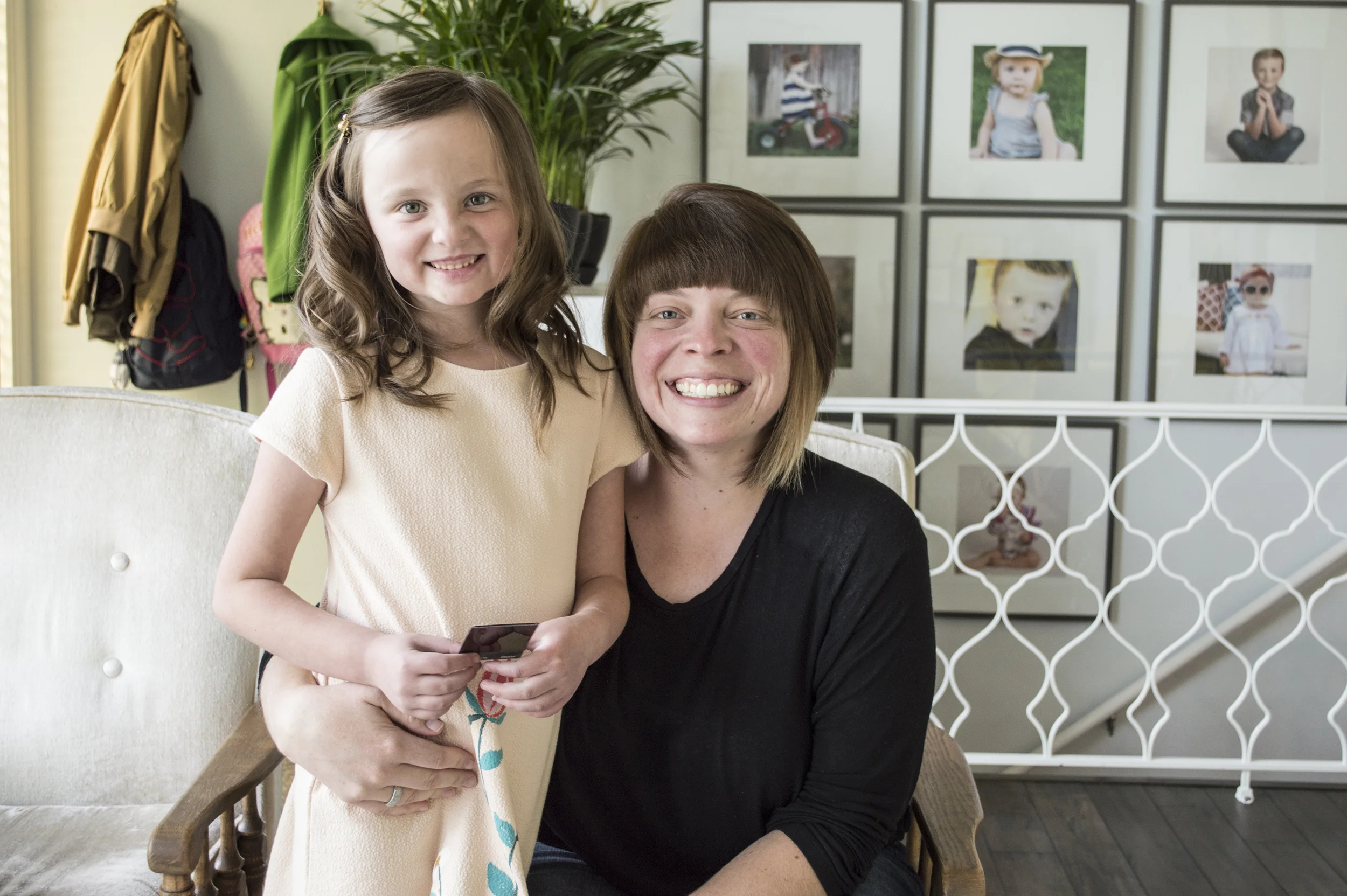 Abbey with her Aunt AJ. 