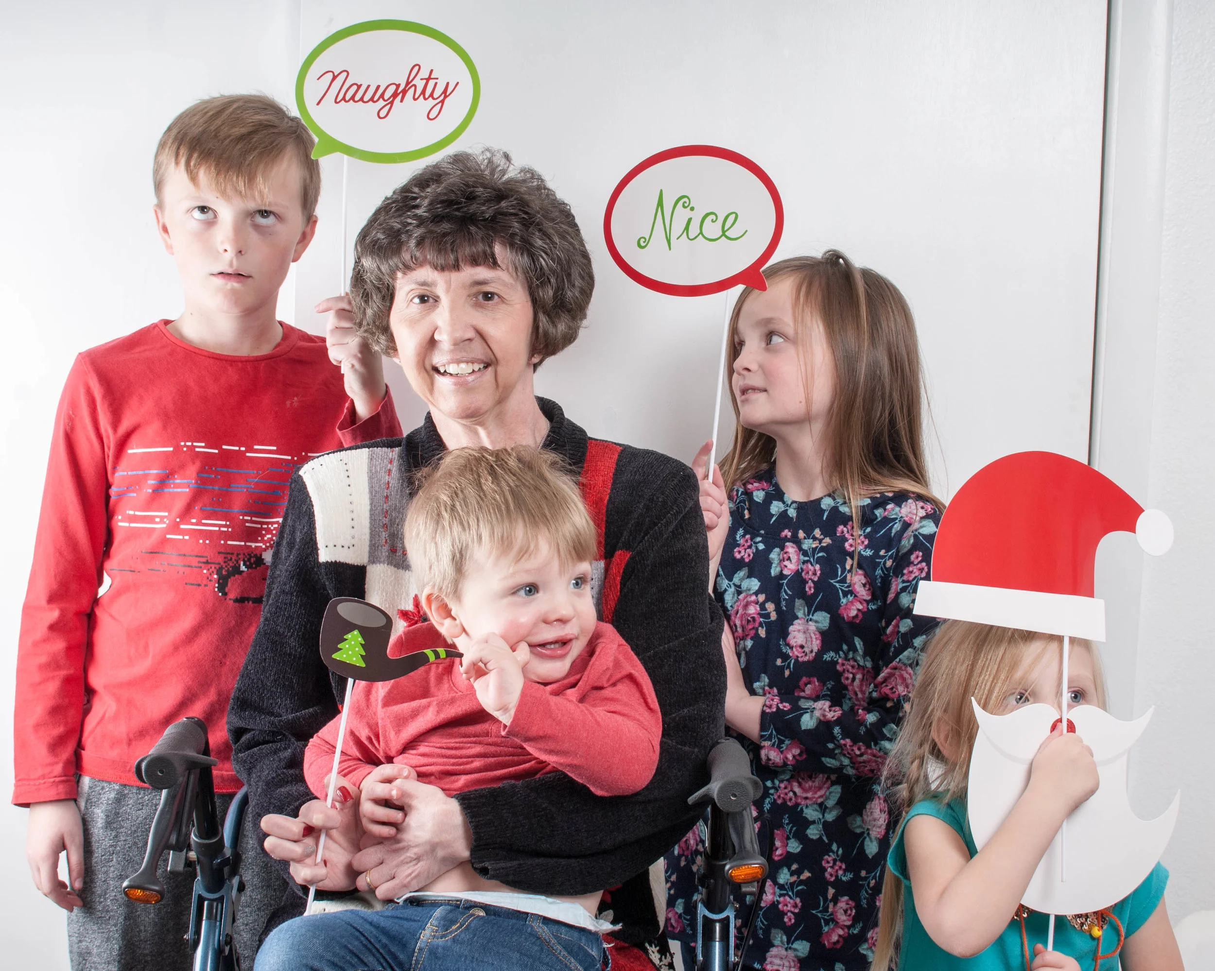 Grandma Karri with her Grandkids