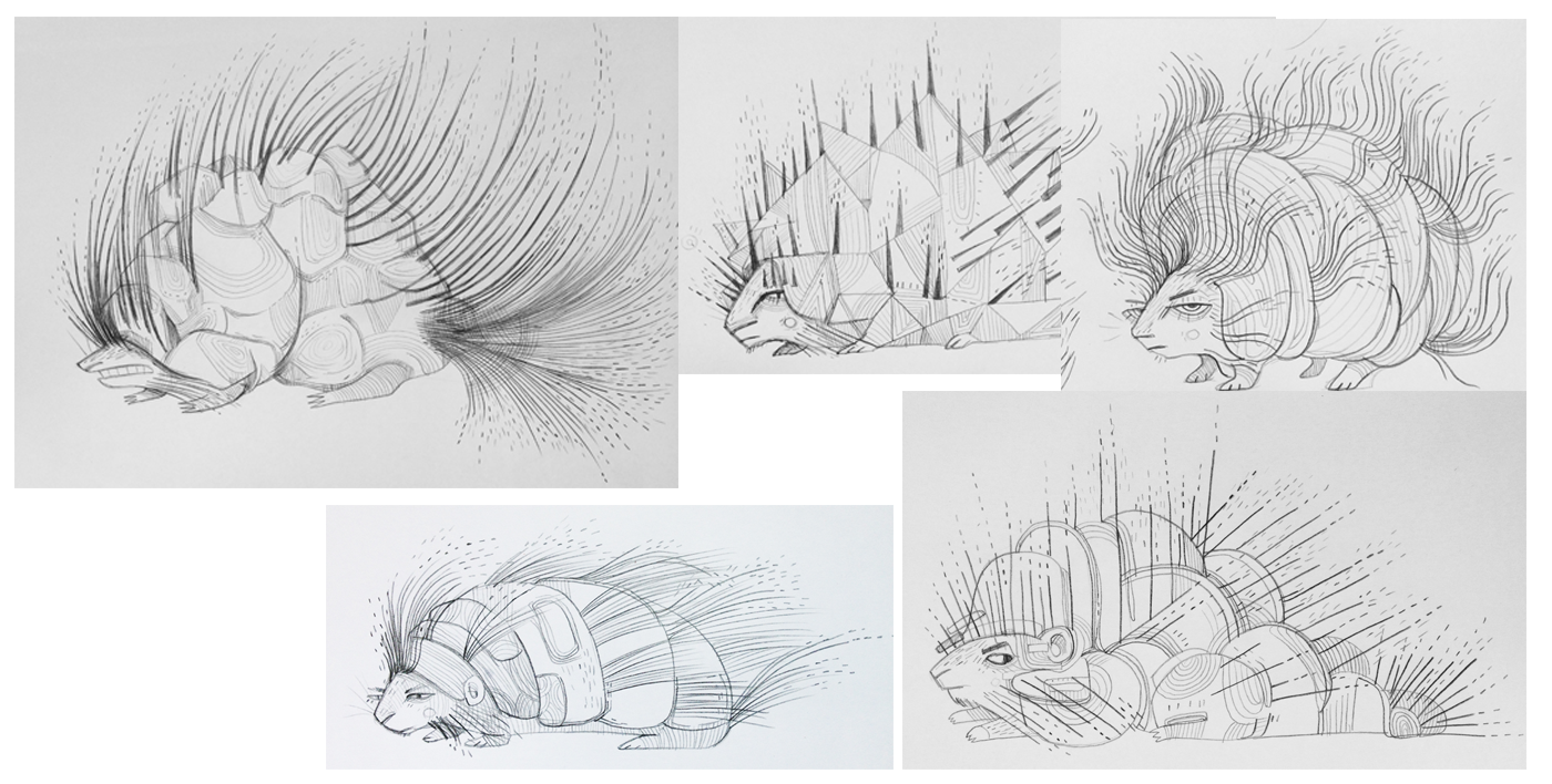 Bocetos para Jürgen Jürgen's sketches