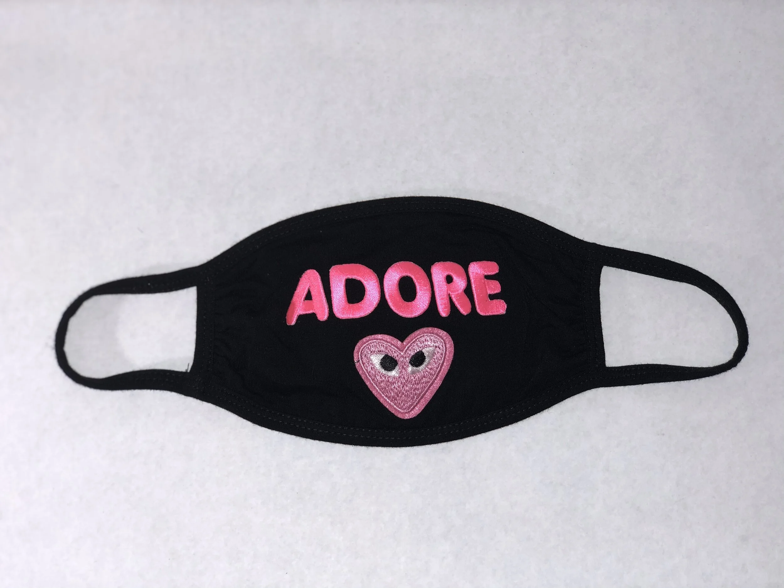 ADORE X Comme Des Garcons Inspired Mask (Filter Included)