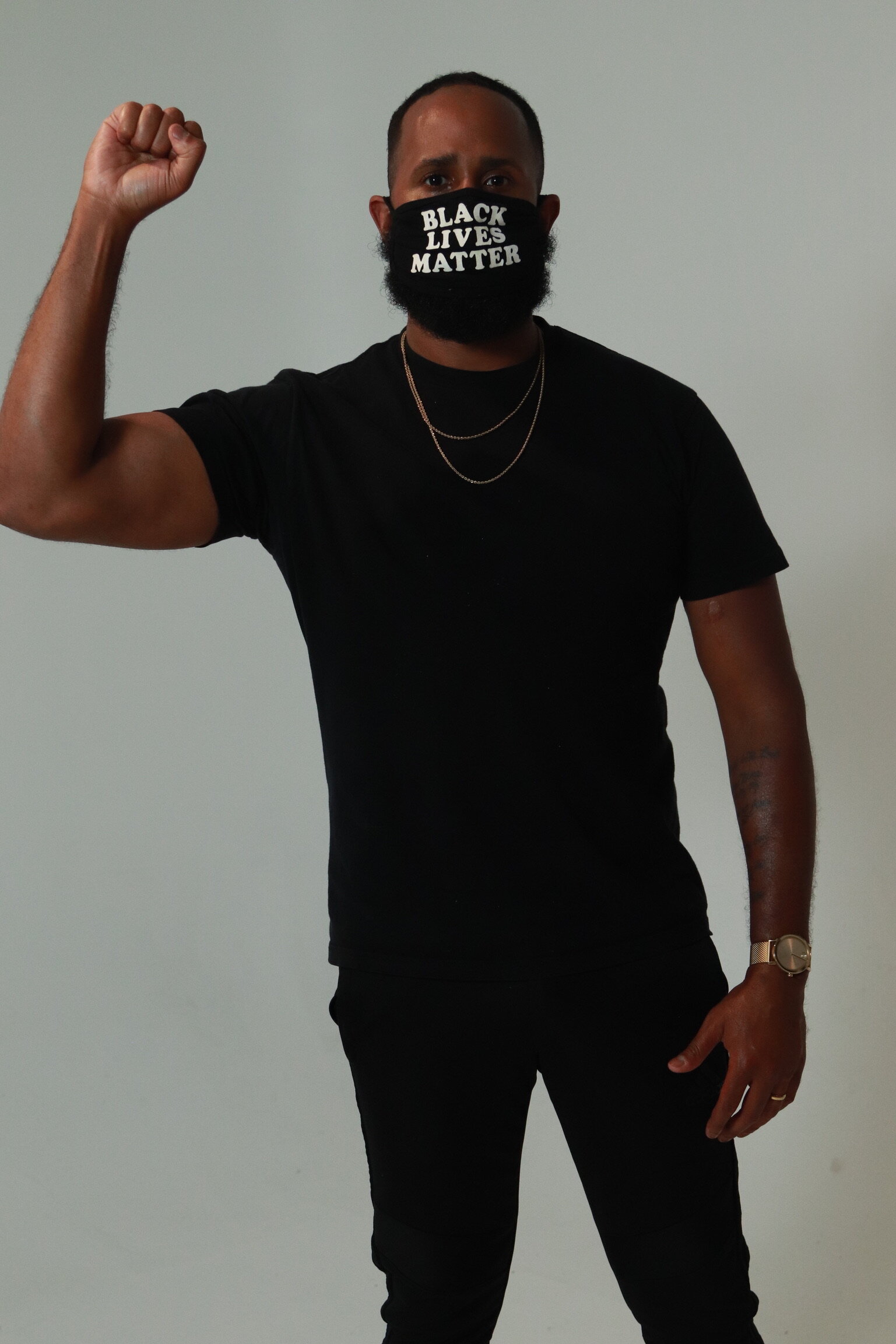 Unisex Black Lives Matter Mask (Filter Included)