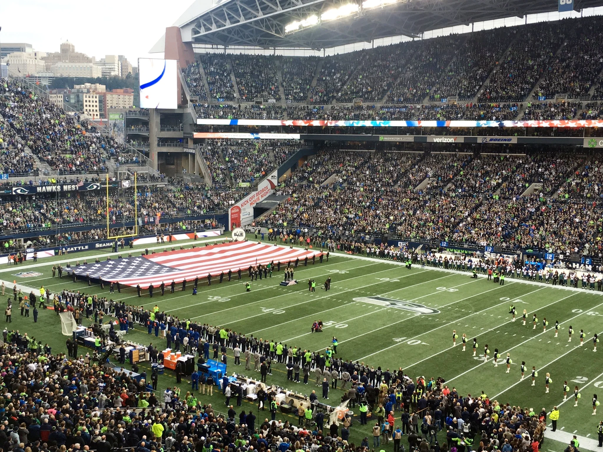 Record breaking stadium attendance: 69,190 fans.