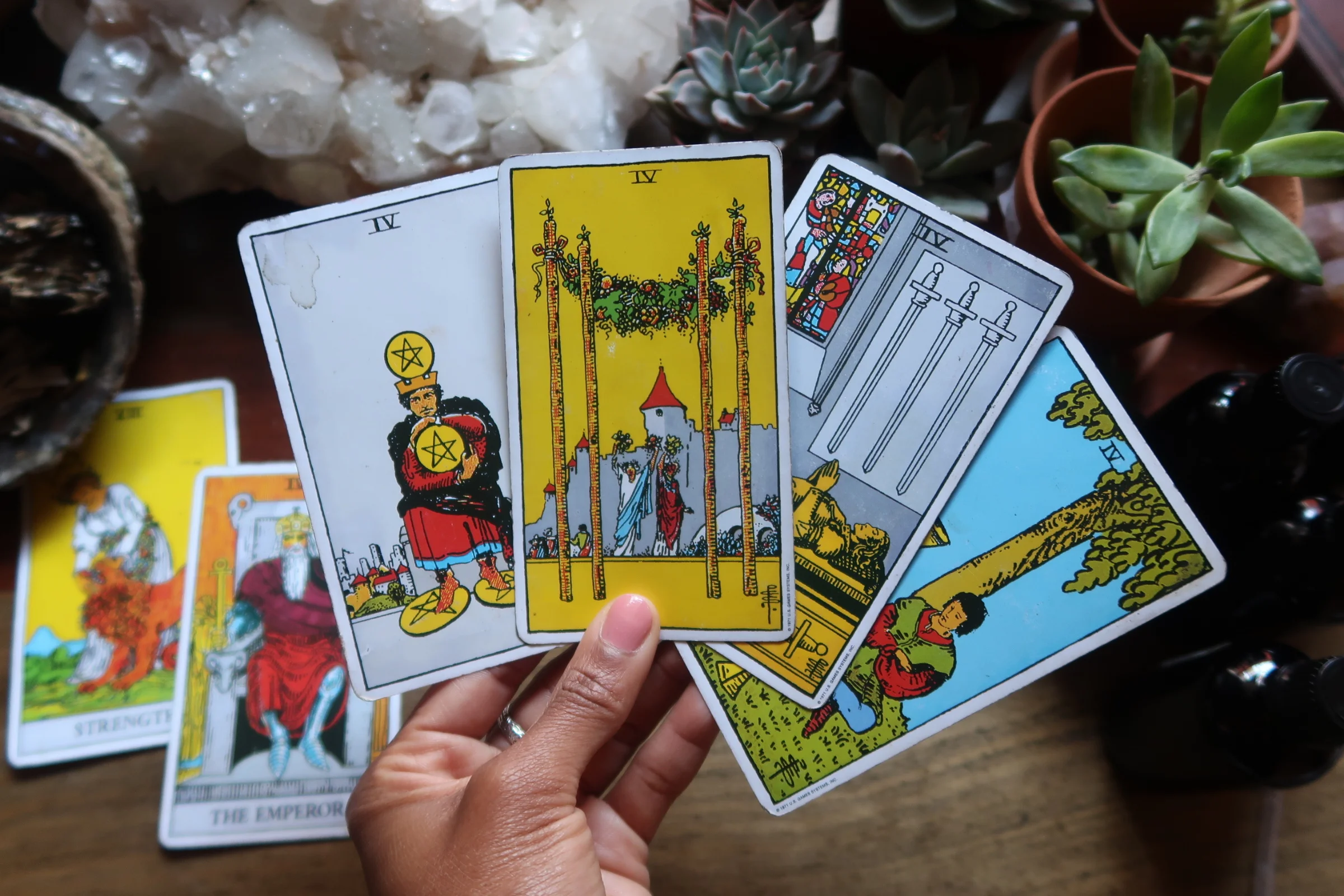 MINOR ARCANA- THE FOUR'S 