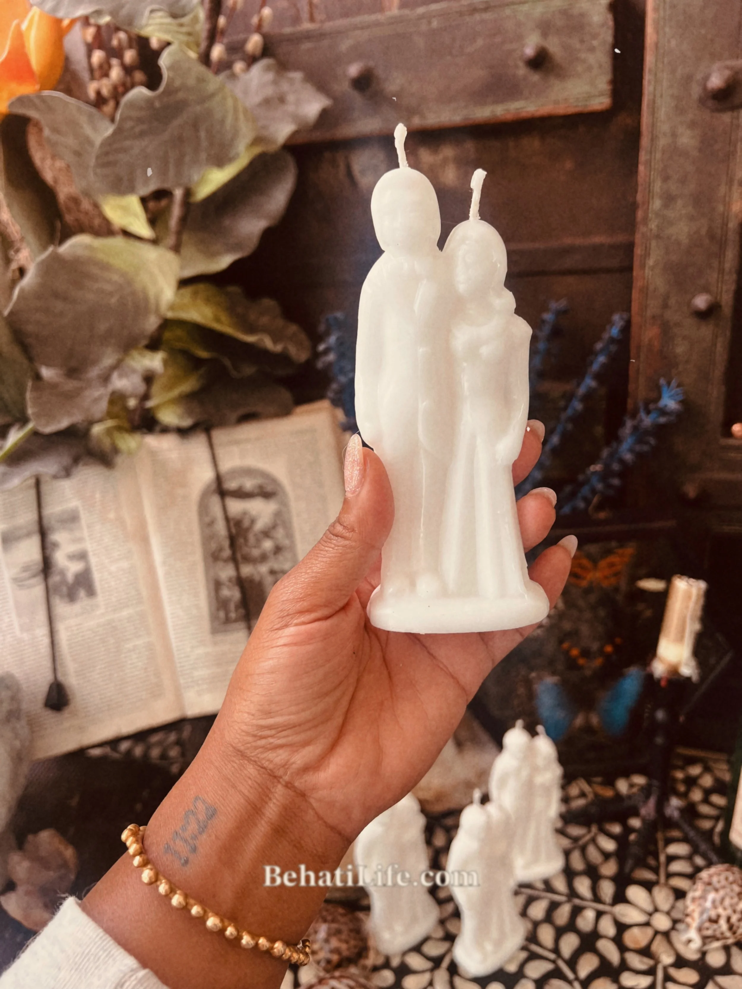 White Marriage Candle- Cleansed