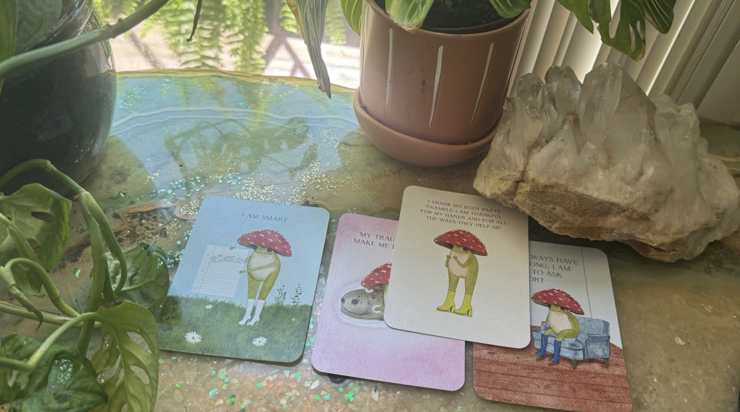 A Little Saturday Self Care ;) 🐸🍄🪻🥰✨