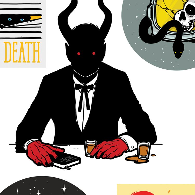 Murder By Death - Sticker Sheet #1