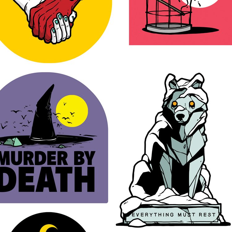 Murder By Death - Sticker Sheet #5