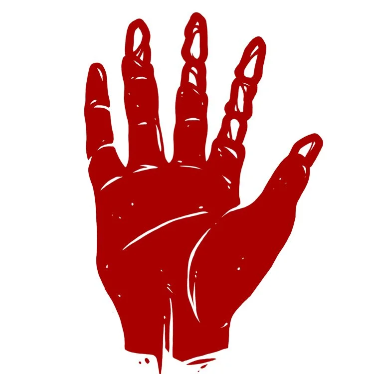 Red Right Hand Art Print