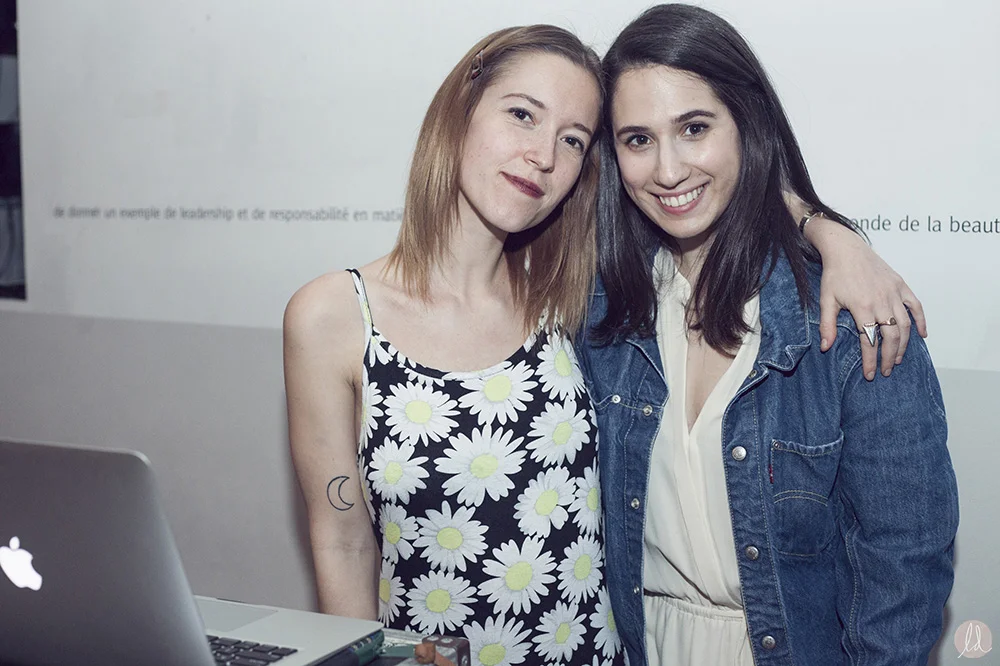 Jamie and Sarah DJ Aveda hair show (2014)