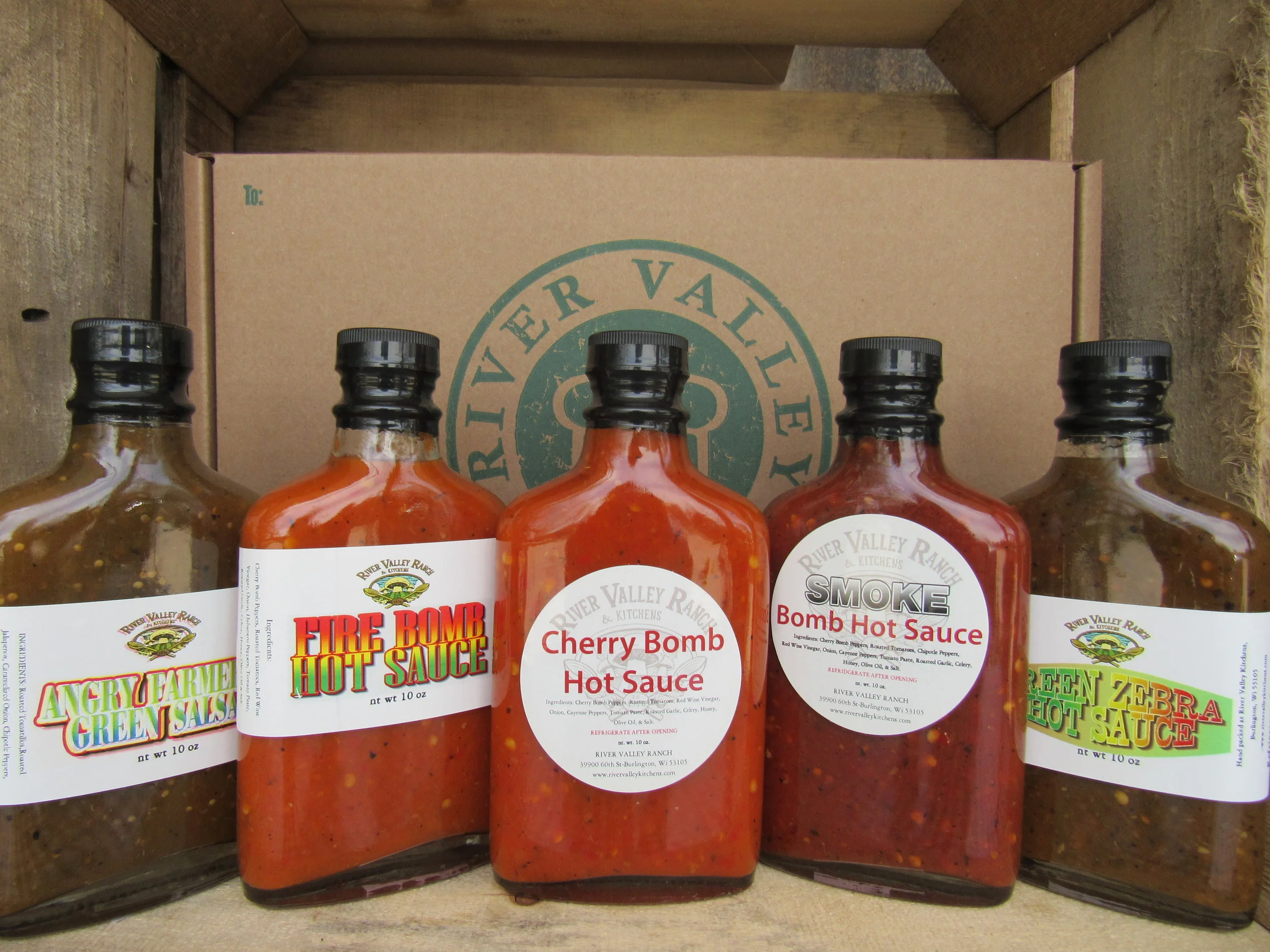 Hot Sauce Salsa Verde River Valley Ranch