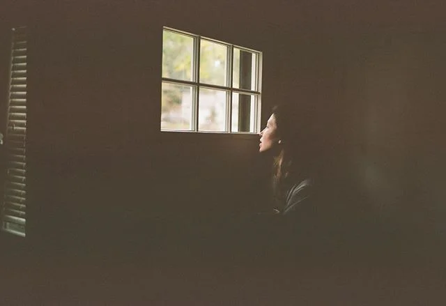 Coffee is so important in the morning, even if you can barely see it in this photo of my favorite person. Taken on Portra400 with my Fujica GW690 and developed @thedarkroomlab #TheDarkroomLab_Morning