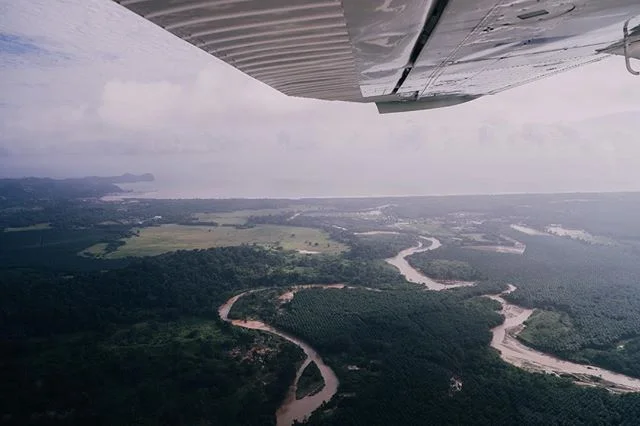 Our unplanned flight over Tropical Storm Nate damage in Costa Rica last year