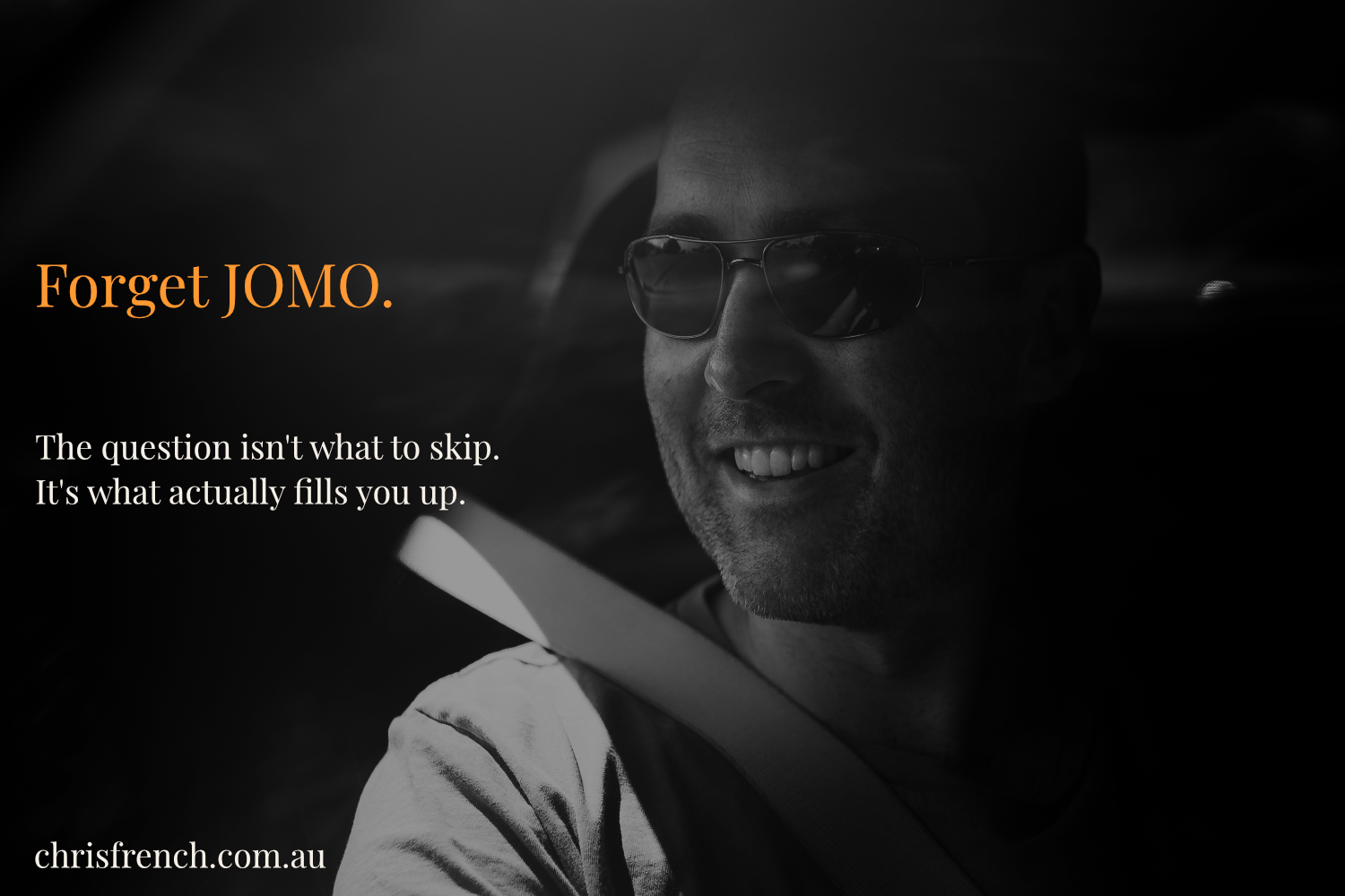 Forget JOMO. Learn What Actually Fills You Up.