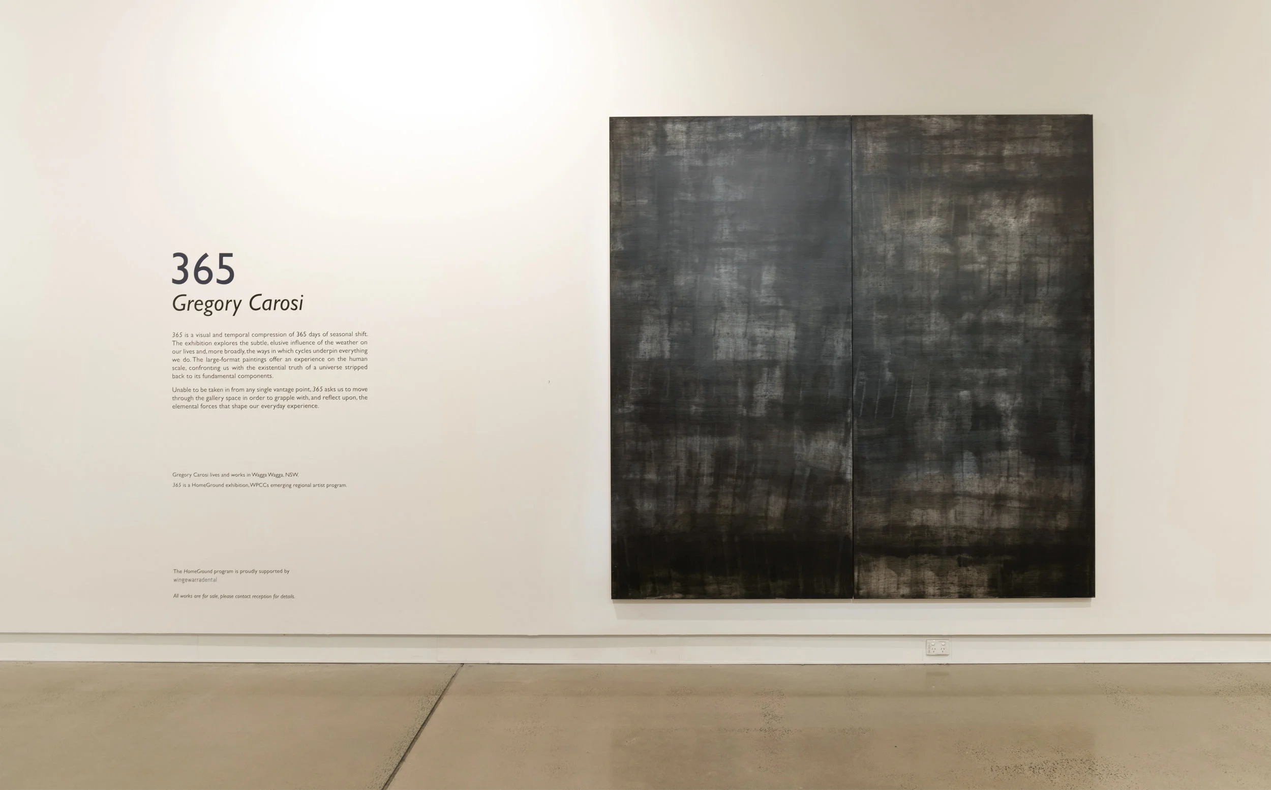 Installation view