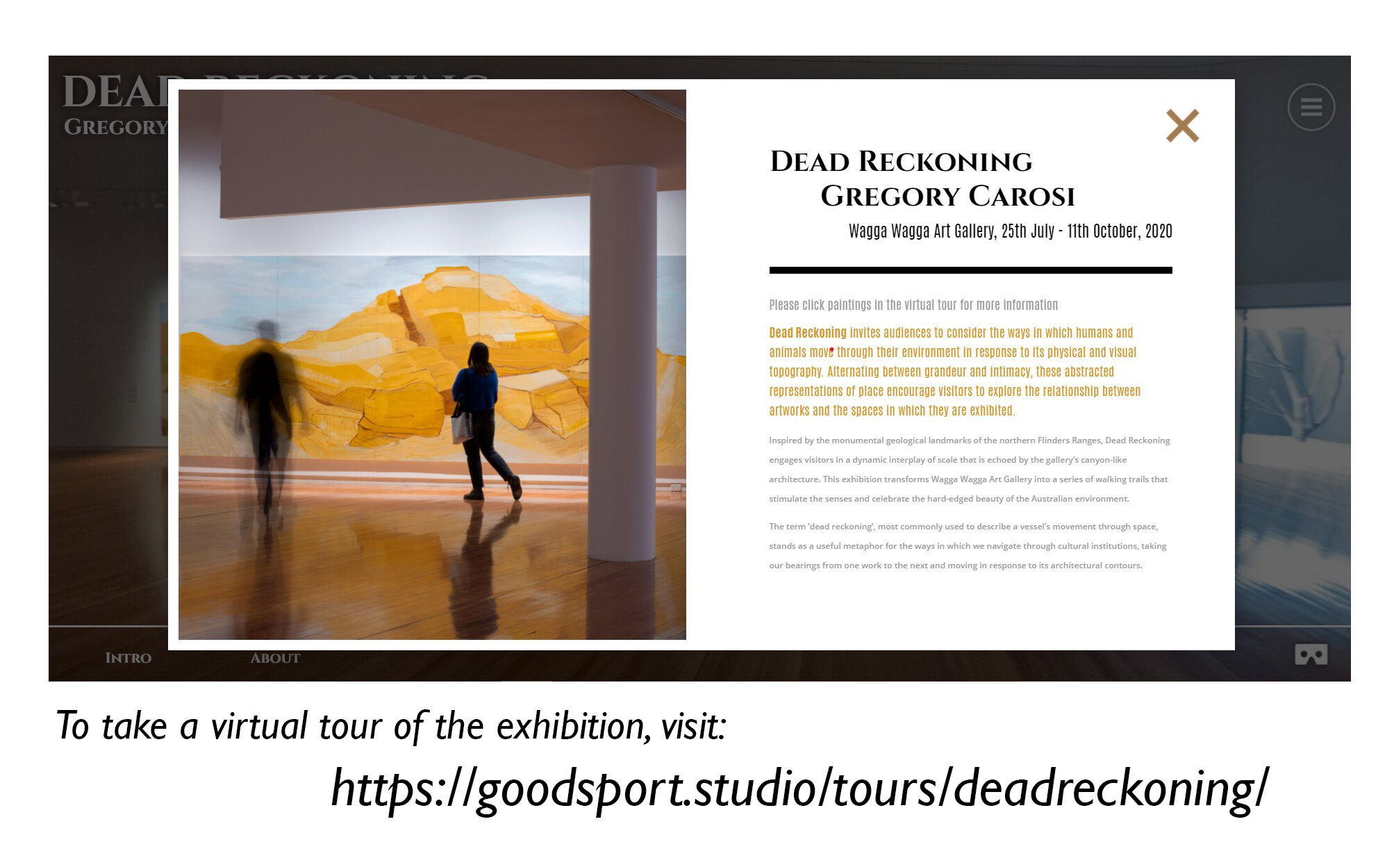  For a direct link to the virtual tour, go to Group/Media Exhibitions 