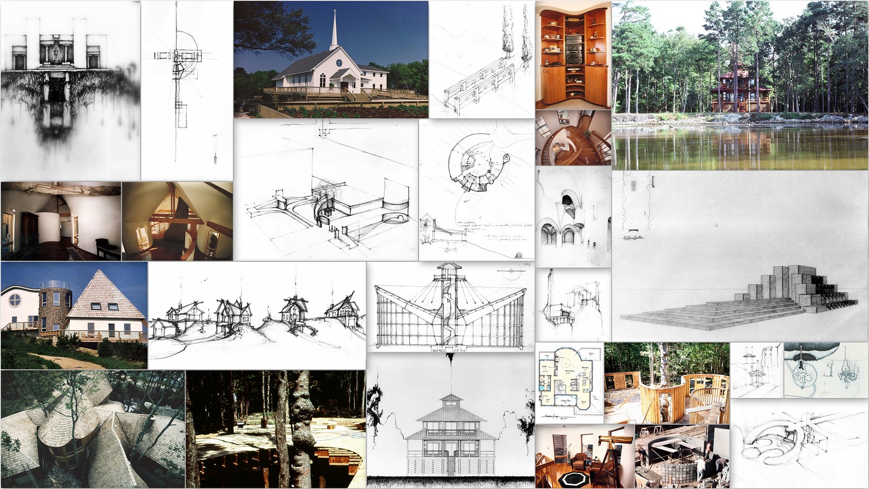 Collage of Design Work by Greg Frucci