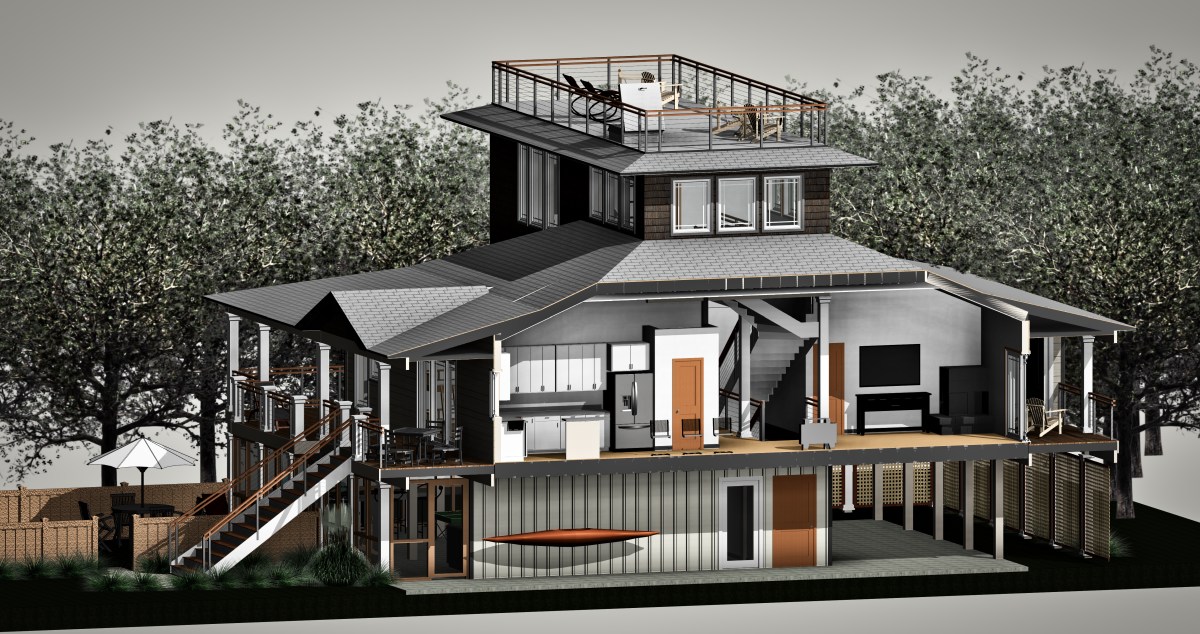 CAPTAIN HOUSE 22 7TH AVE ORIGINAL 5th BED Version - 3D View - PR 7TH EAST WEST 3D SECTION_16_30.jpg