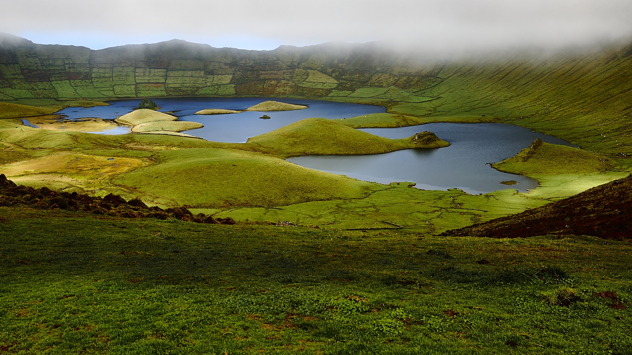 Corvo Caldera, Corvo Island, Azores by Greg Frucci