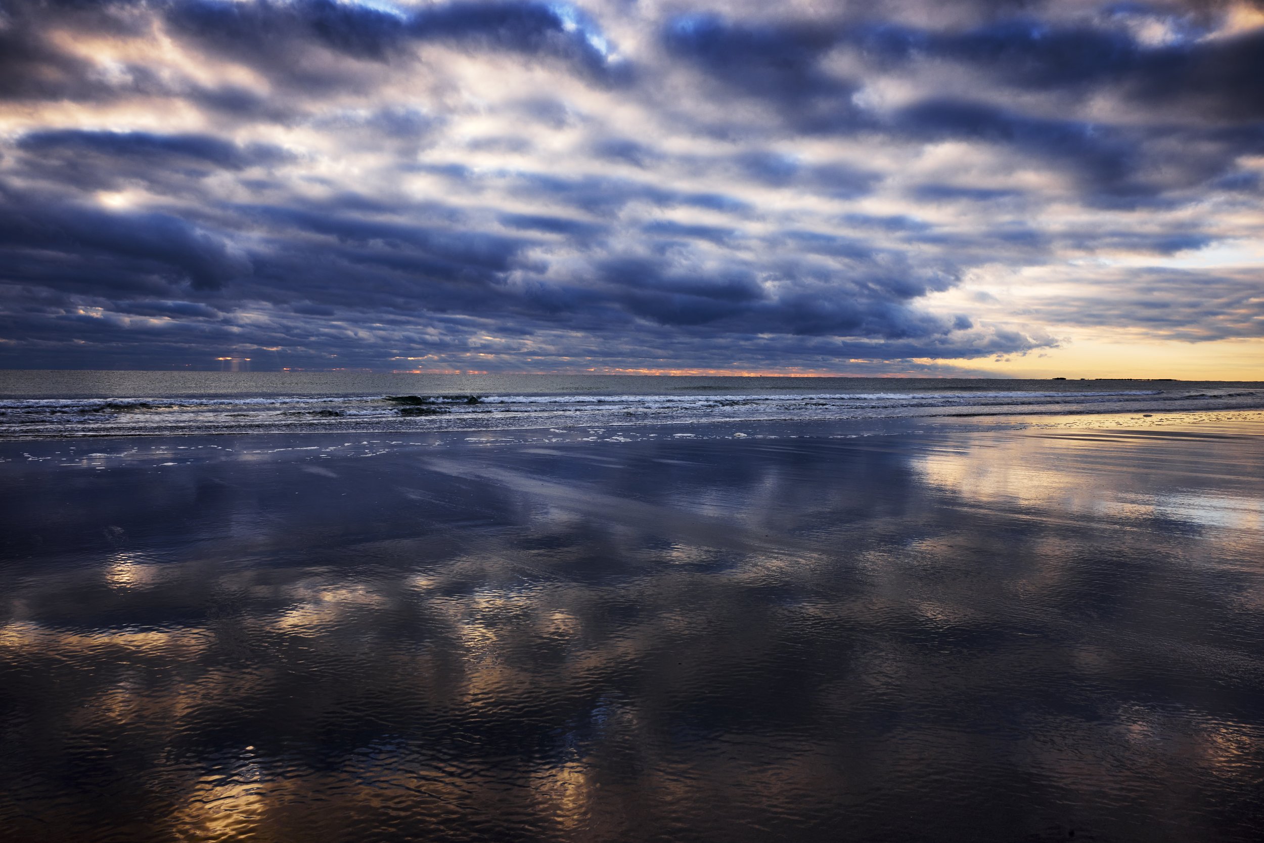 Jennes Beach Sunrise in New Hampshire by Greg Frucci