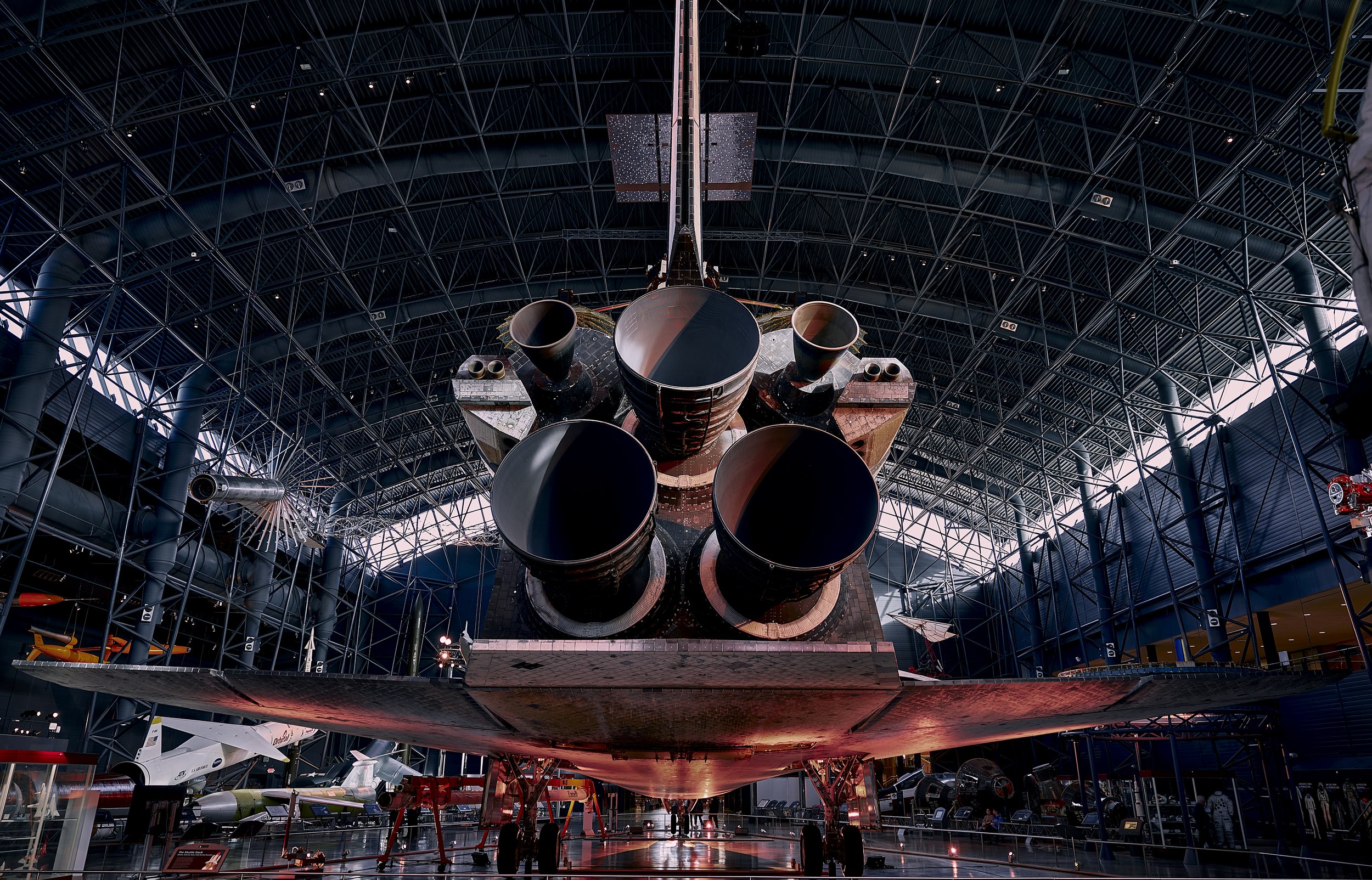 Engines of the Space Shuttle Discovery by Greg Frucci