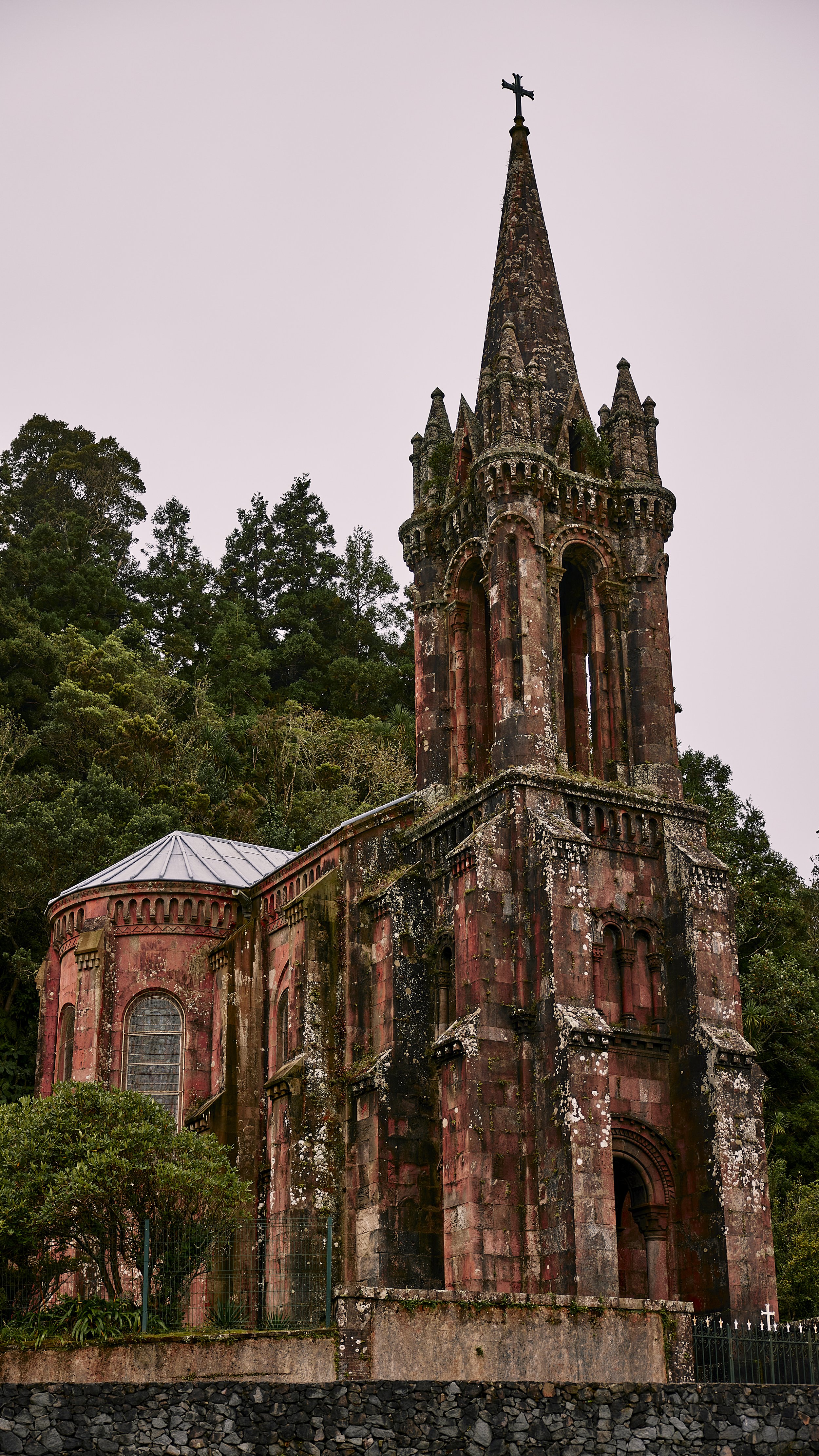 A small Chapel on Lagoa das Furnas by Greg Frucci