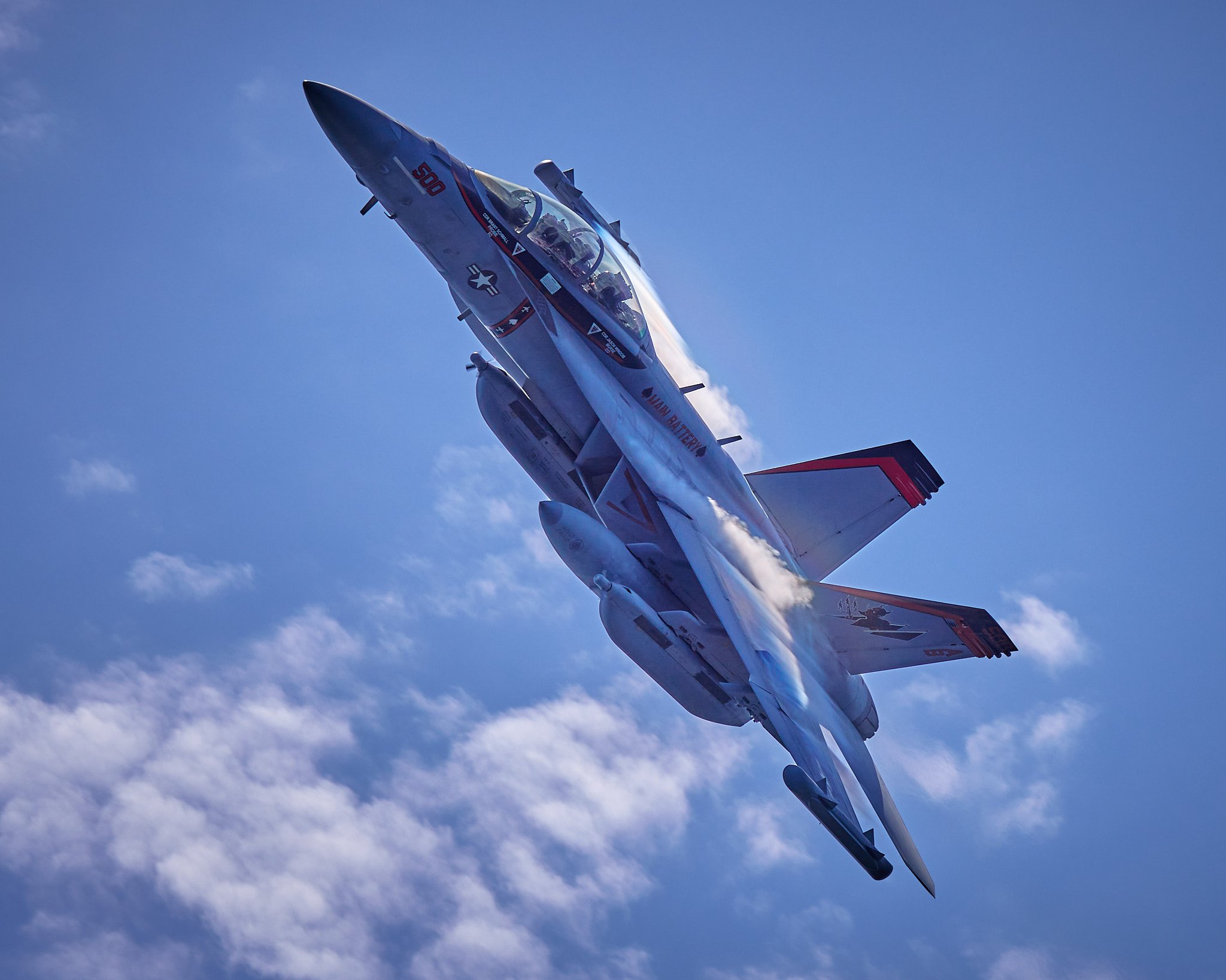 An F-18 Growler from the VAQ-144 Main Battery Squadron by Greg Frucci